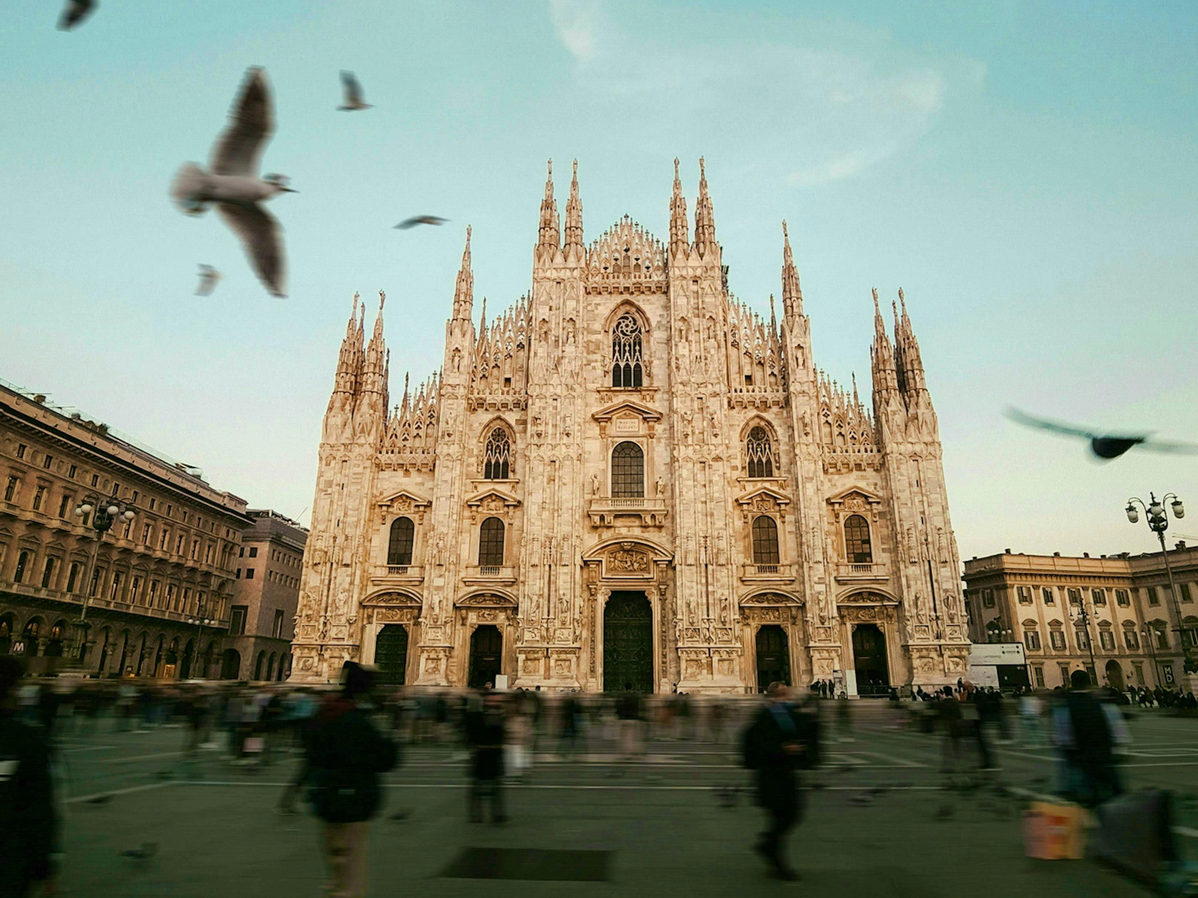 Right next to Milan Cathedral - or would you prefer a little further away?