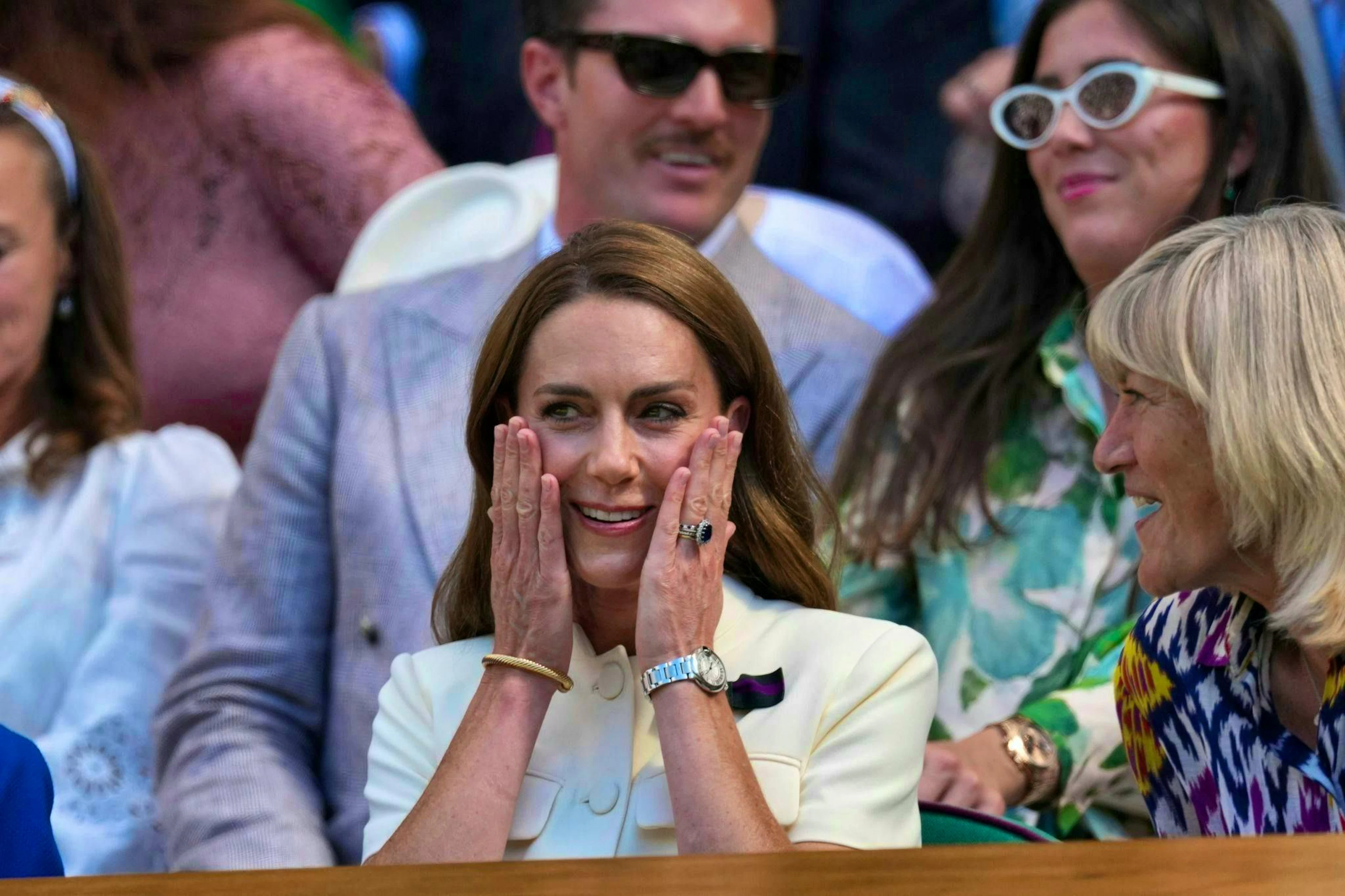 La principessa Kate in uno scatto ancora con il «vecchio» look
