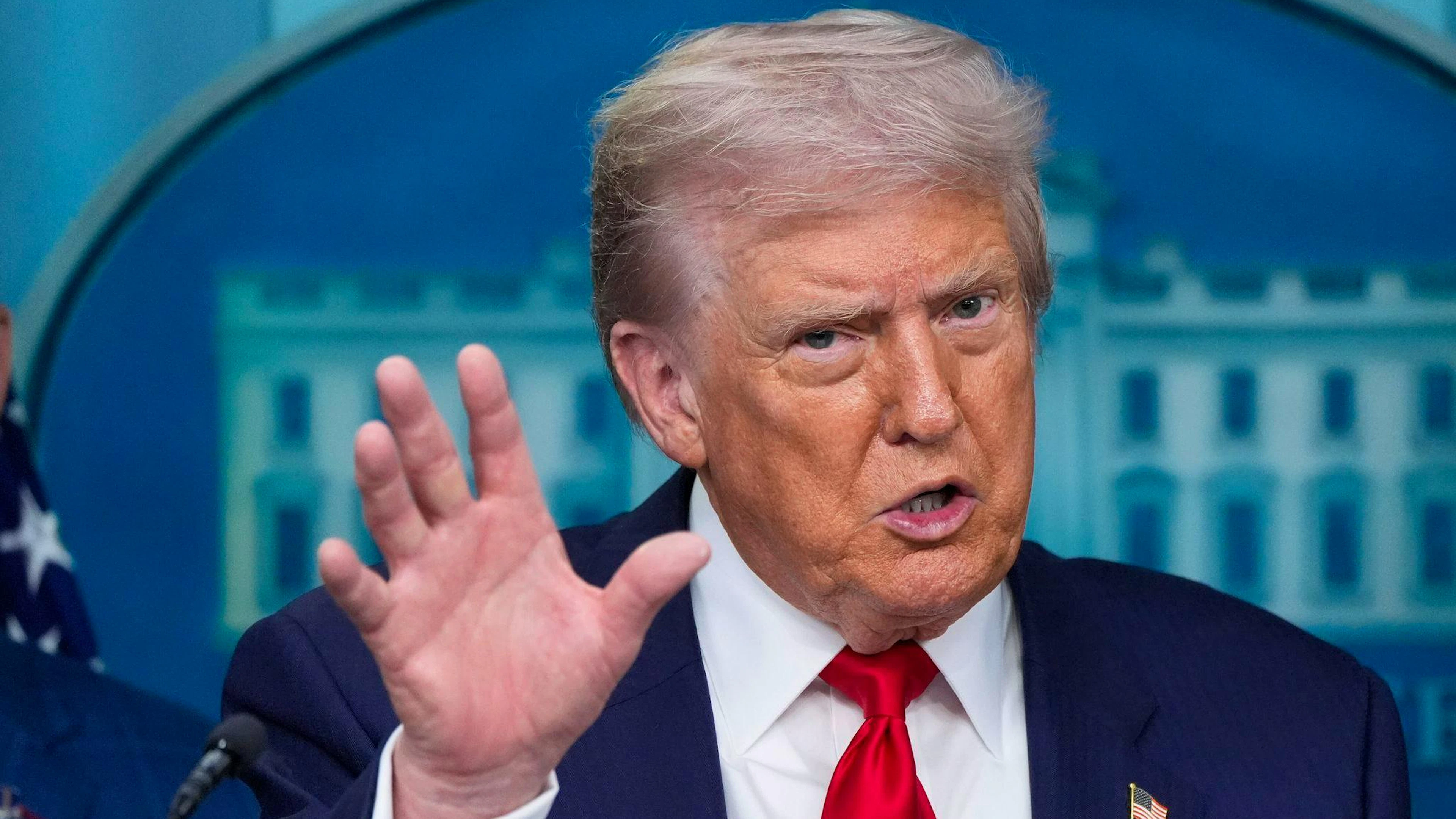 US-Präsident Donald will Spenden von Ausländern.