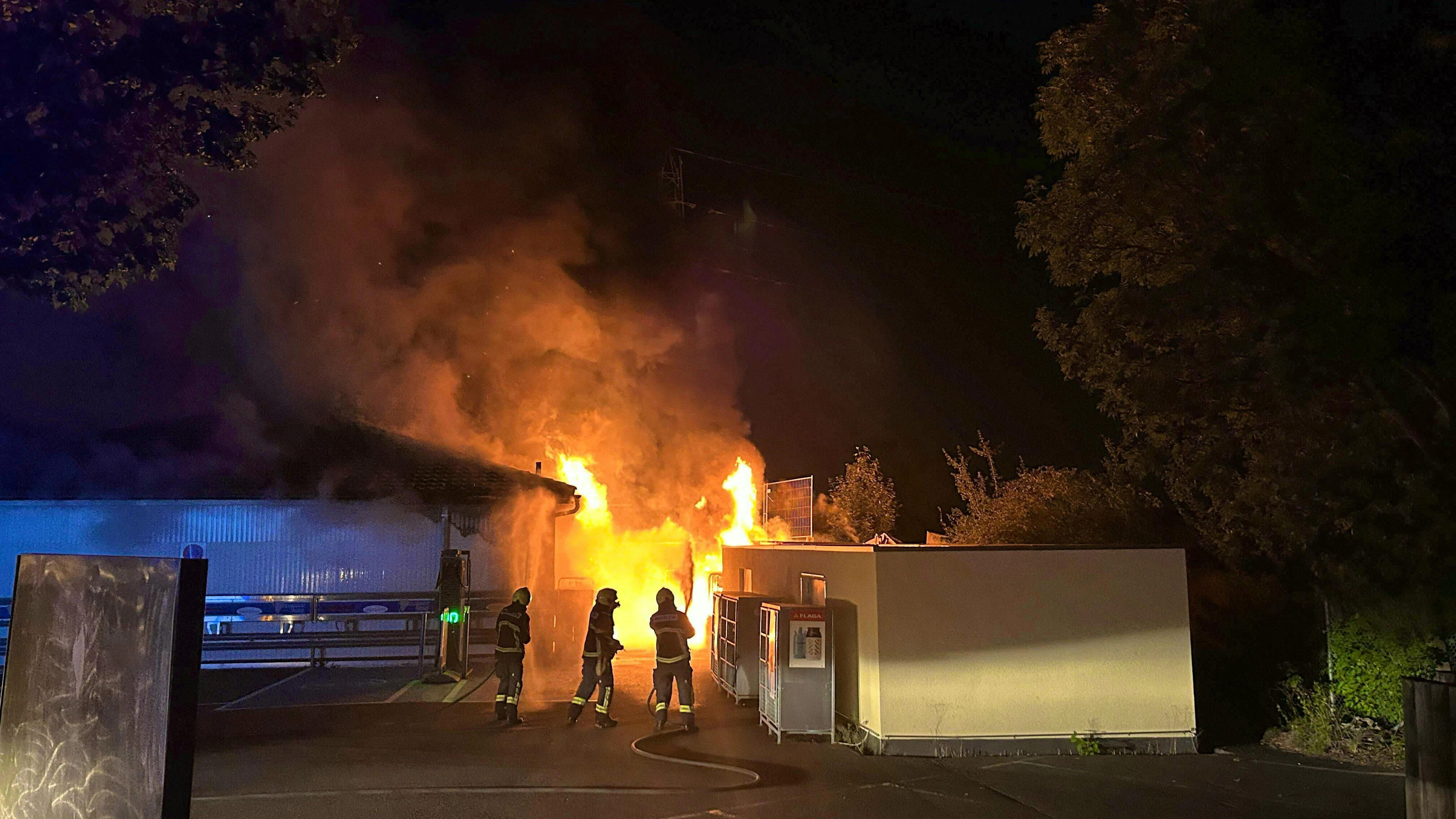 Four fires were reported on Tuesday night.