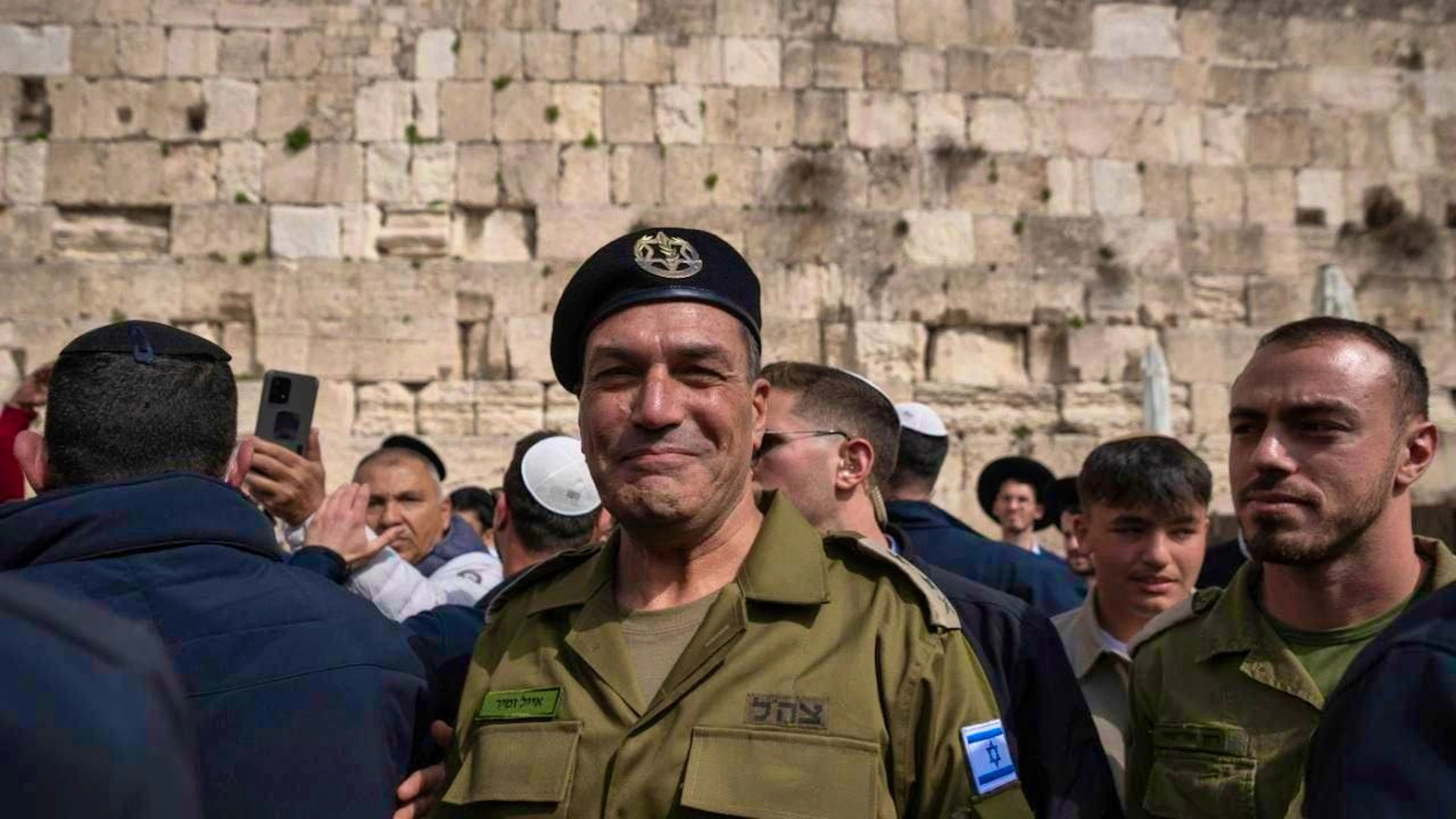 ARCHIVE - Israel's Chief of Staff, Lieutenant General Ejal Zamir, at the Western Wall. Photo: Ohad Zwigenberg/AP/dpa