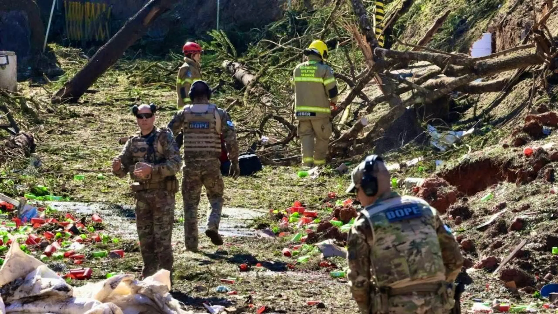 Nine dead after explosion at explosives factory in Brazil
