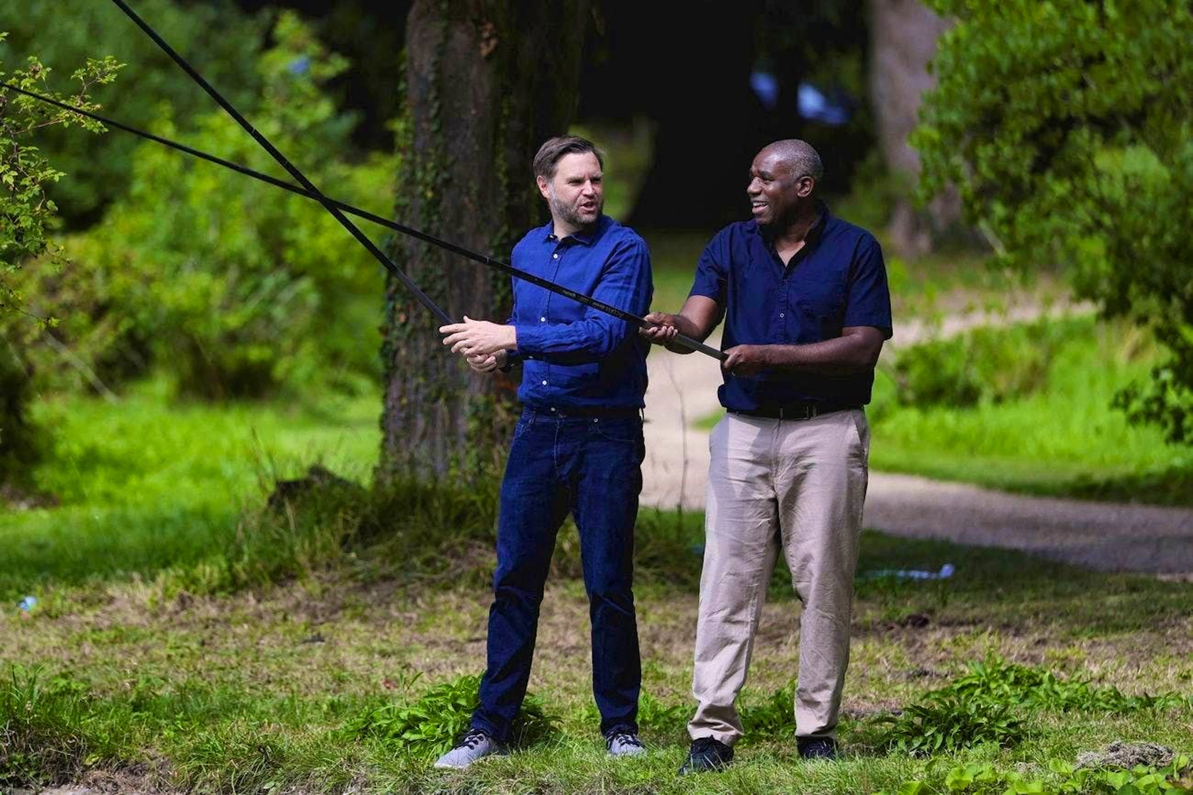 JD Vance and the British Foreign Secretary David Lammy.