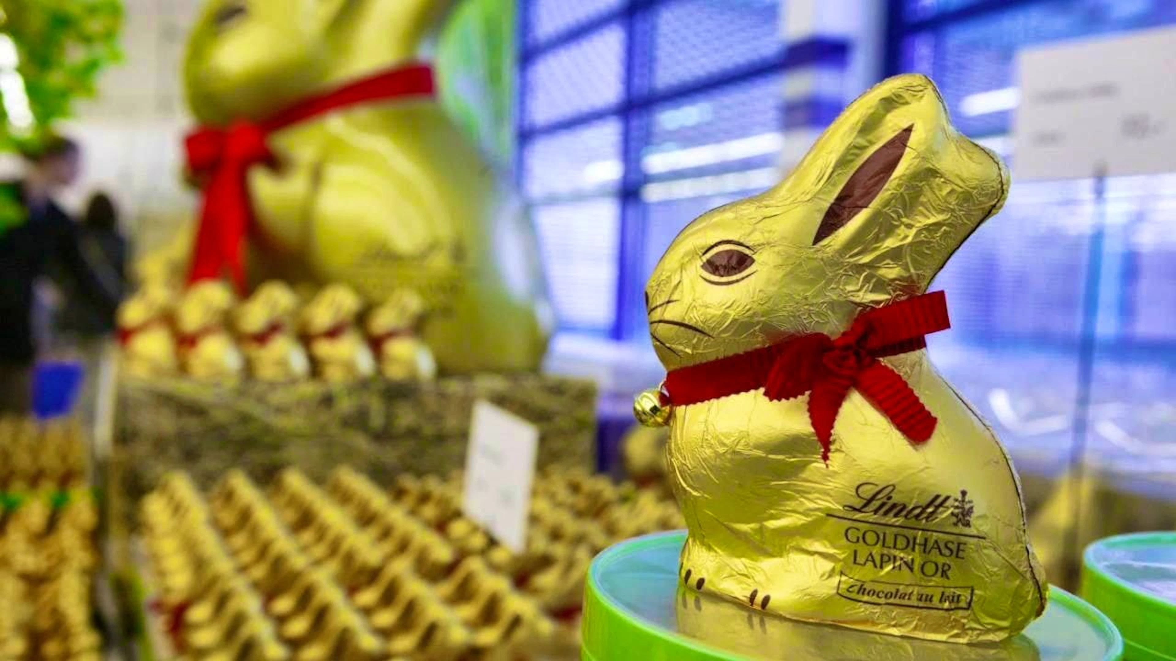 Lindt & Sprüngli is considering production of chocolate Easter bunnies in the USA (archive image)