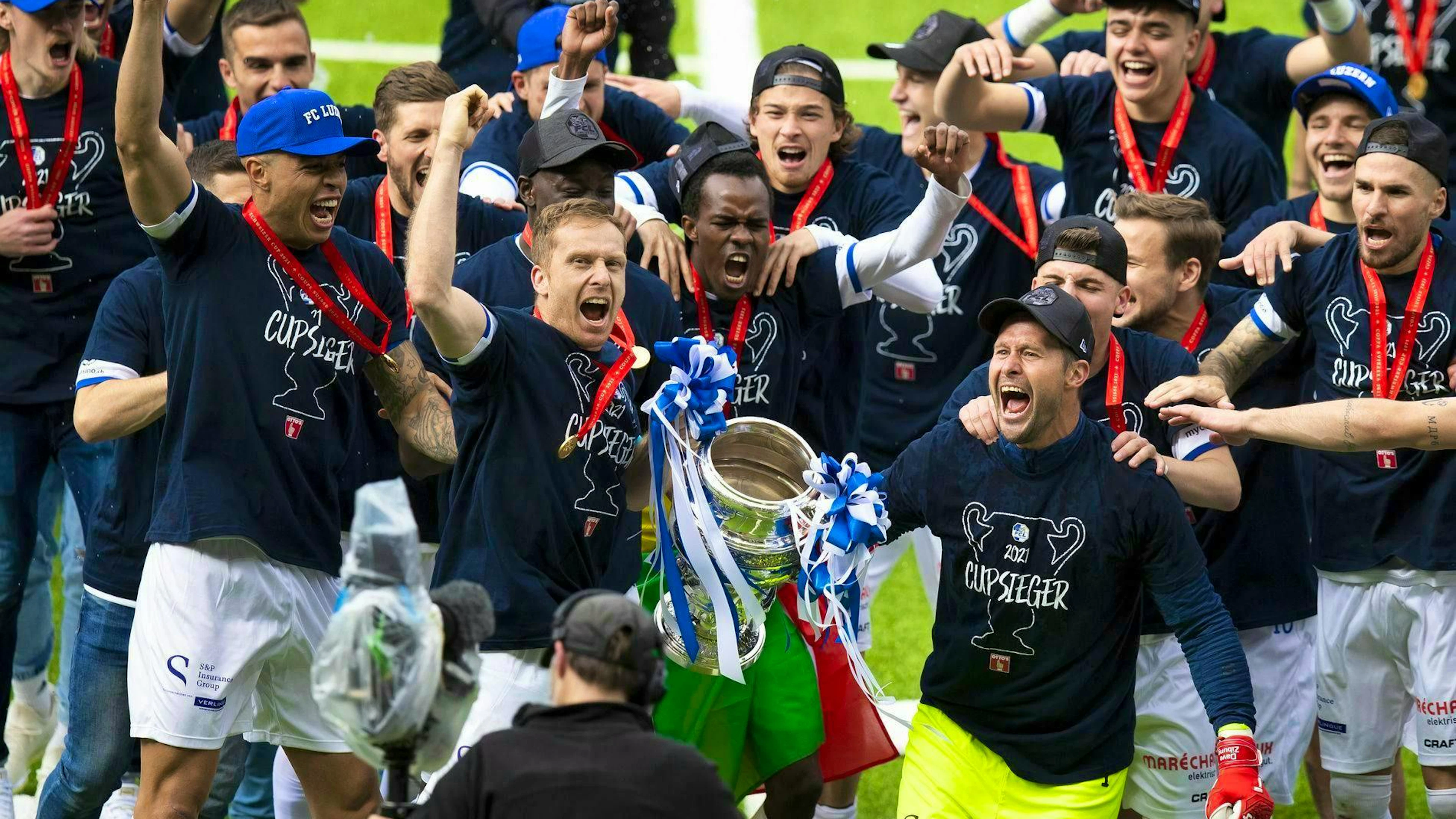 David Zibung won the Cup title with FC Luzern in his last game as a professional.