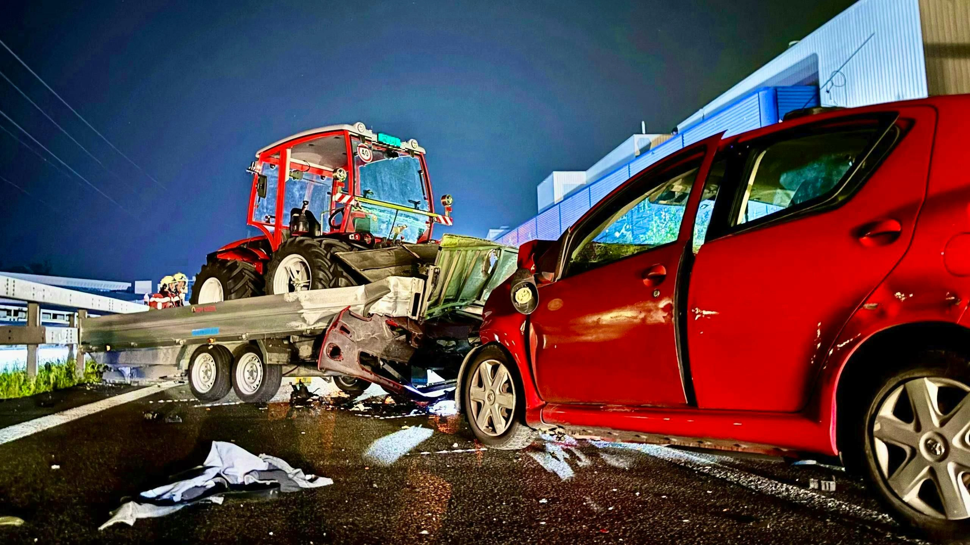 An accident occurred in Winterhur/Dietlikon ZH on Friday evening.