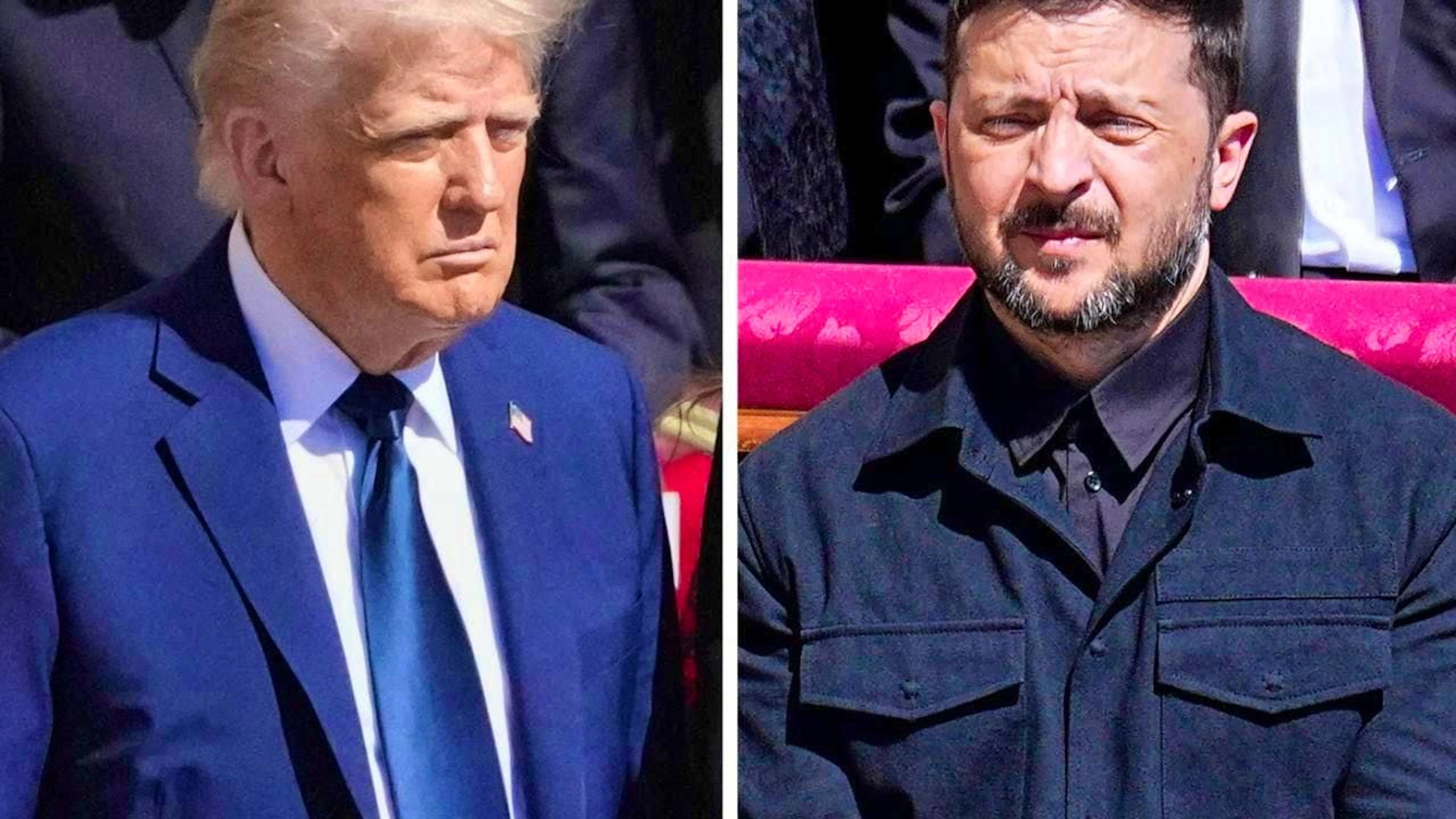 ARCHIVE - US President Donald Trump (left) and Ukrainian President Volodymyr Zelensky. Photo: Kappeler/Schreiber/AP/dpa/Archive images