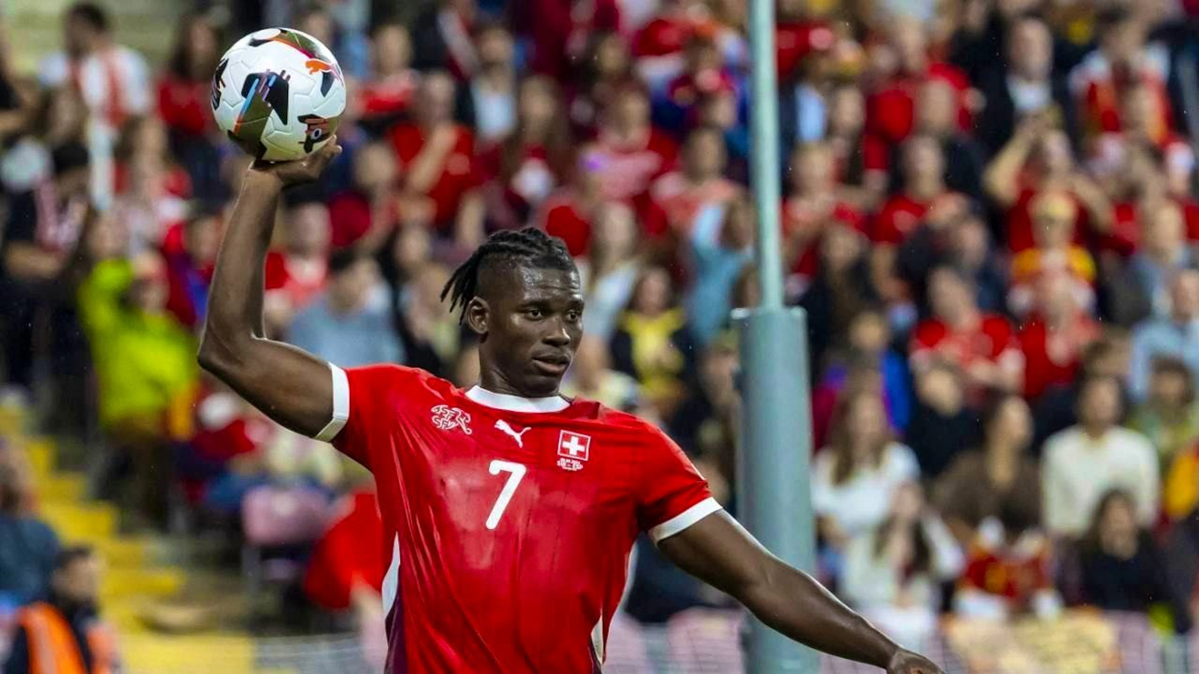 Breel Embolo was not in the AS Monaco squad against Le Havre.