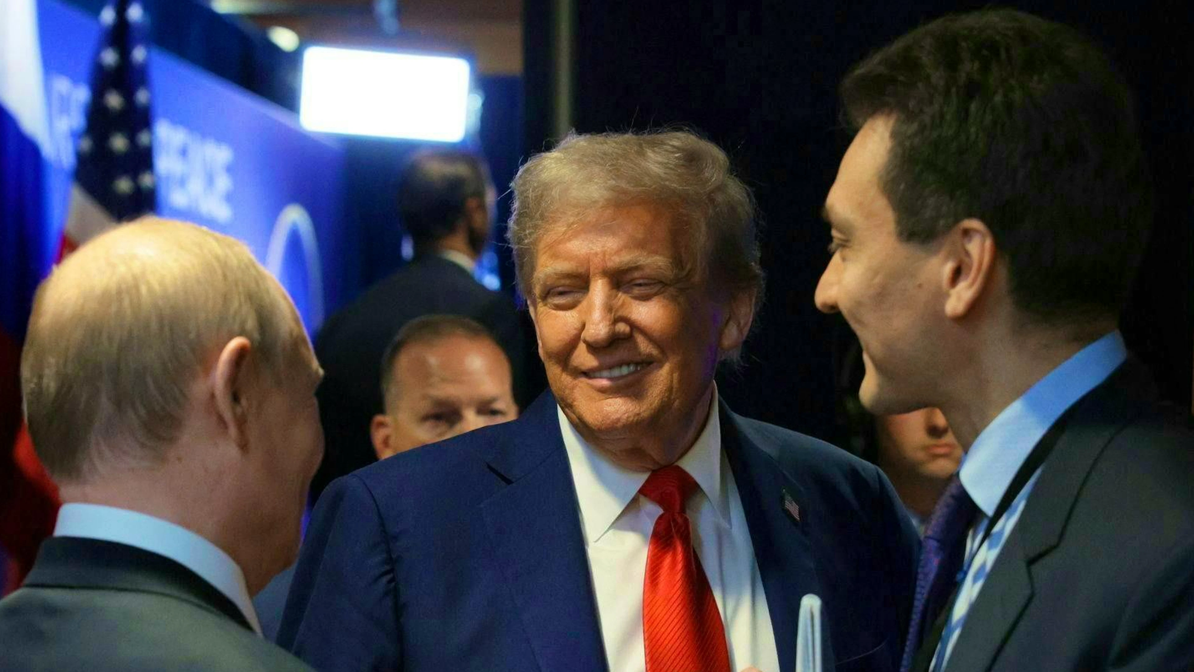 "From the moment he stepped off the plane on American soil, the Russian dictator was beaming," writes the Kyiv Independent.