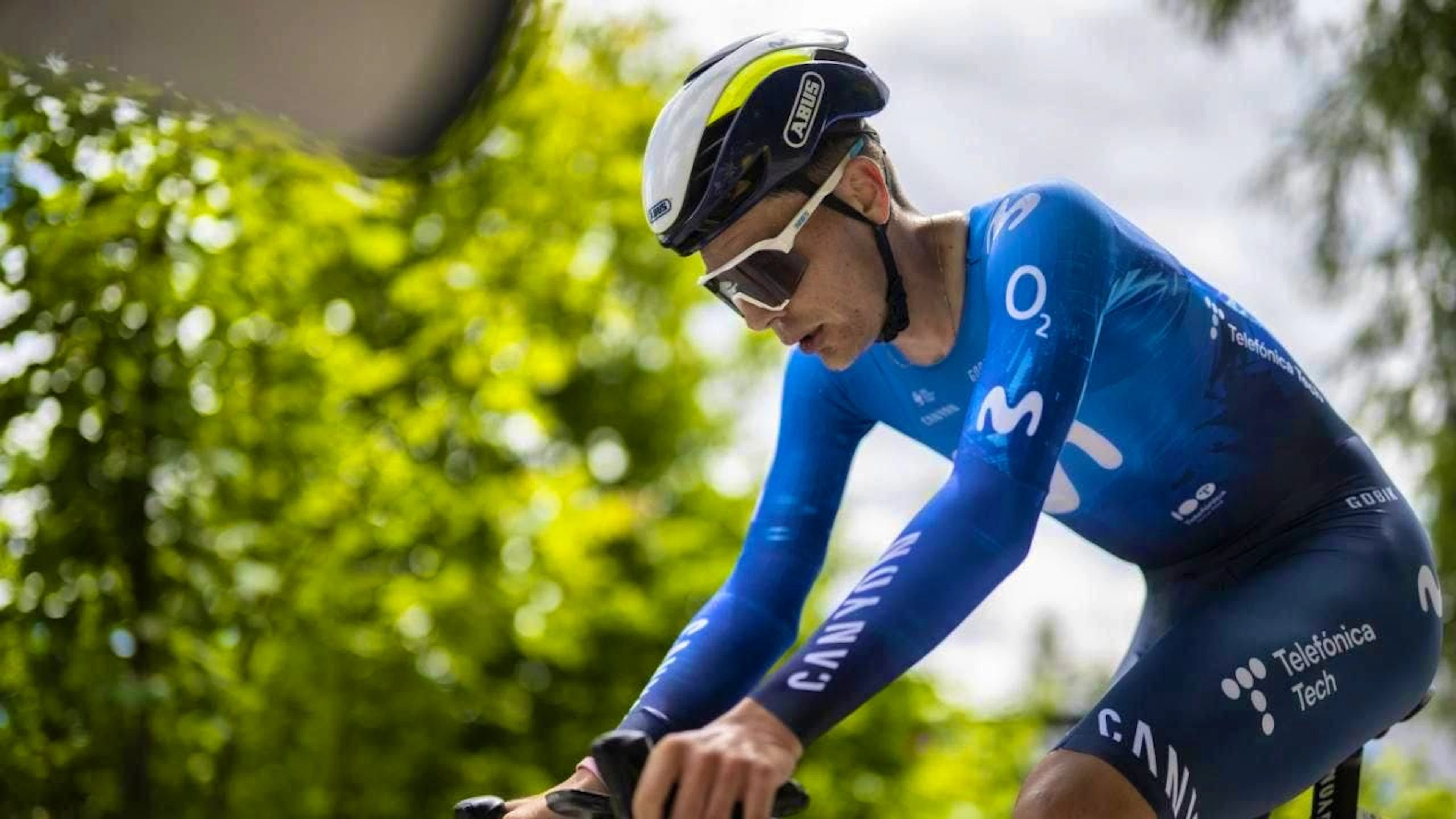 Johan Jacobs last year in the jersey of his old team Movistar