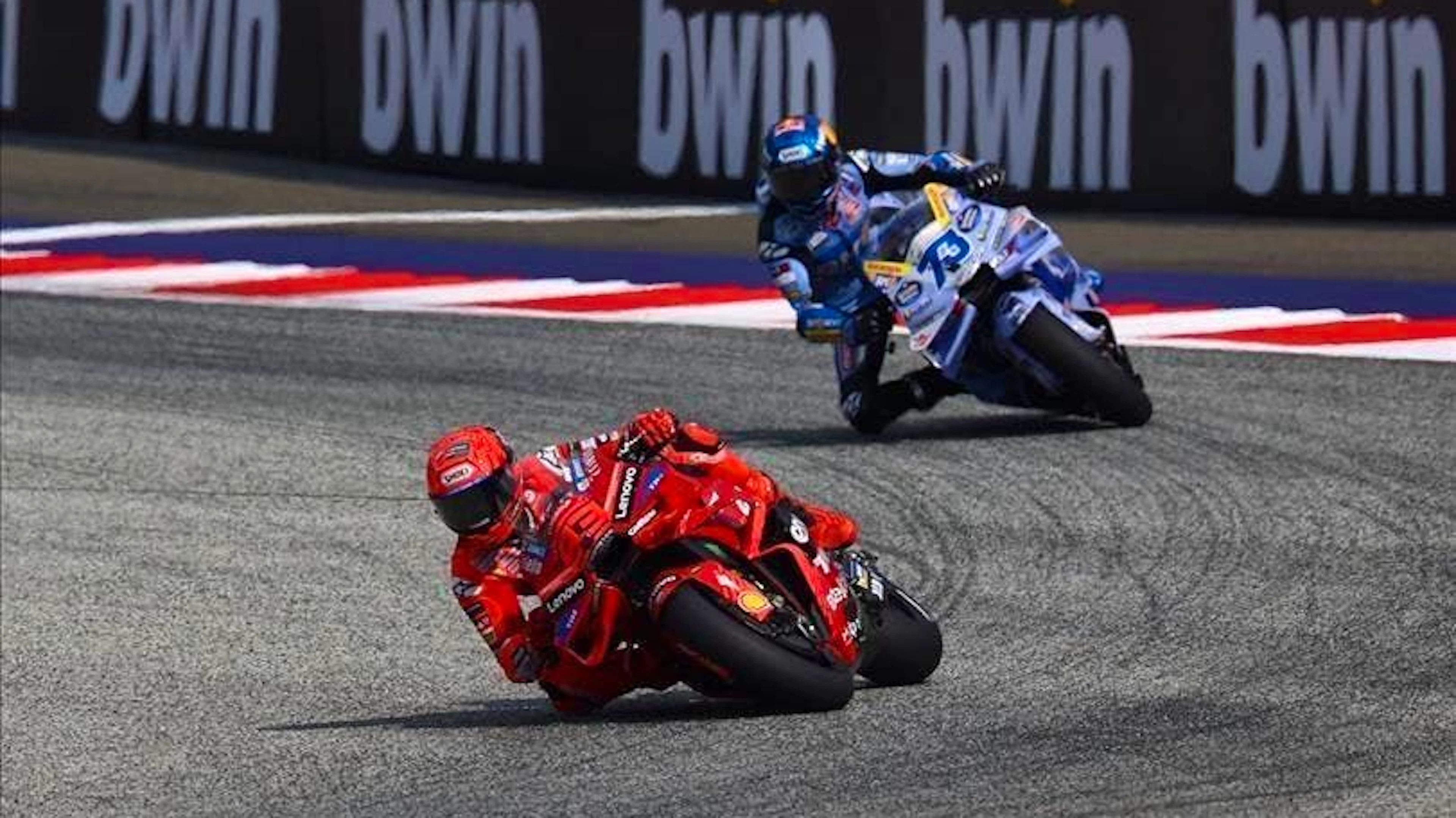 Marc Marquez in fuga.