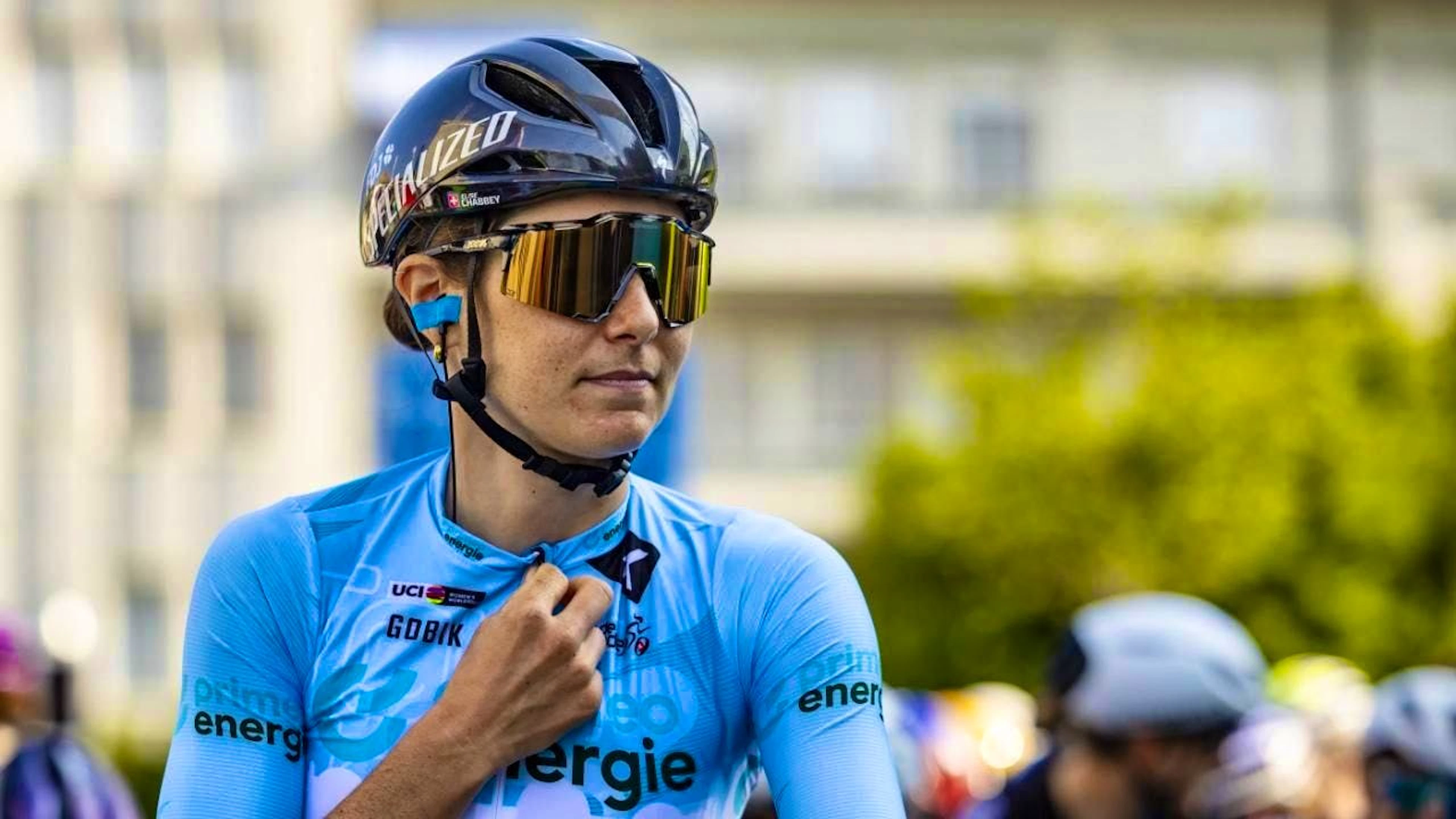 Elise Chabbey, winner of the Tour de Romandie Féminin