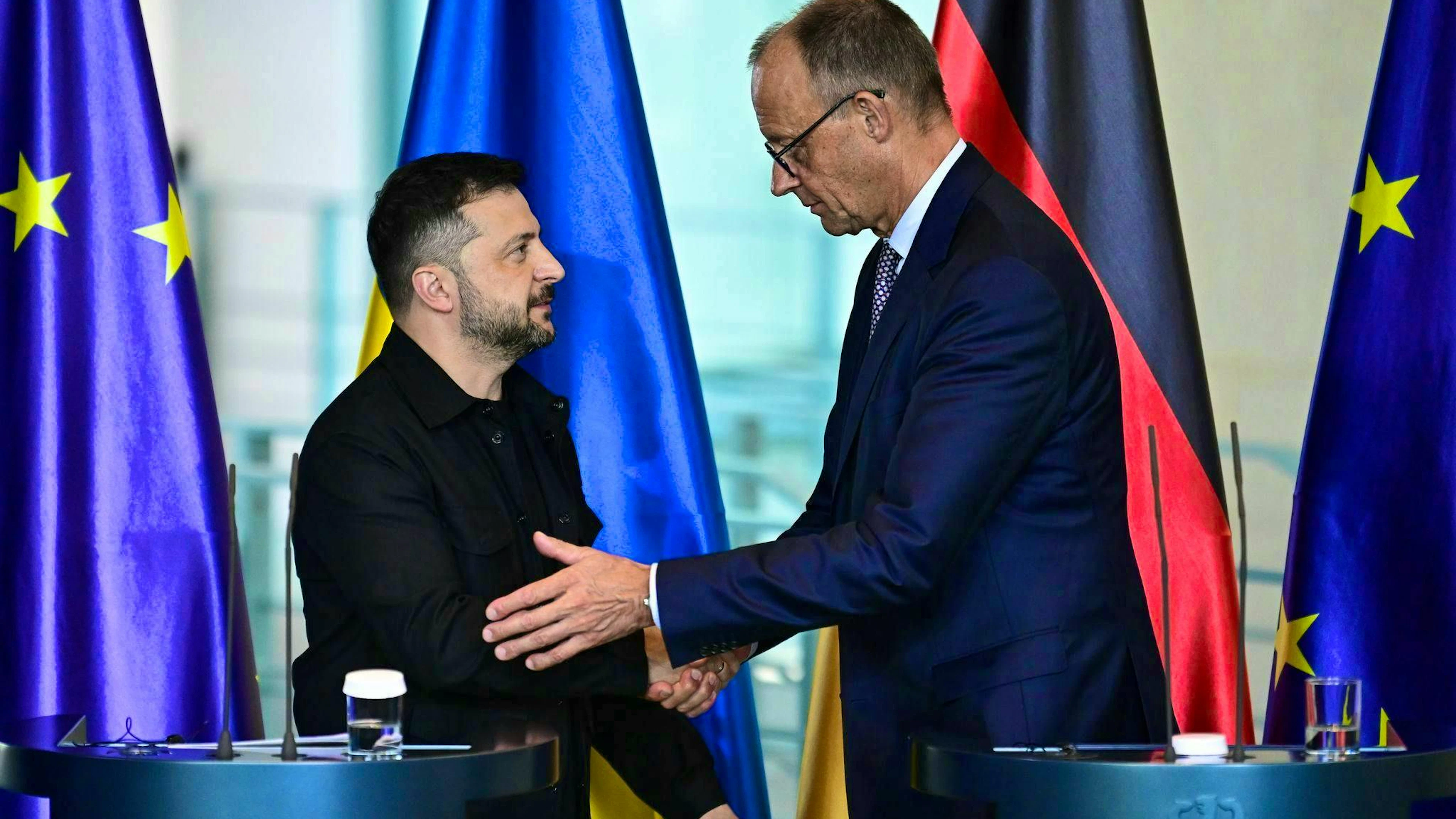 Chancellor Merz is also traveling to Washington with Selenskyj. (archive picture)