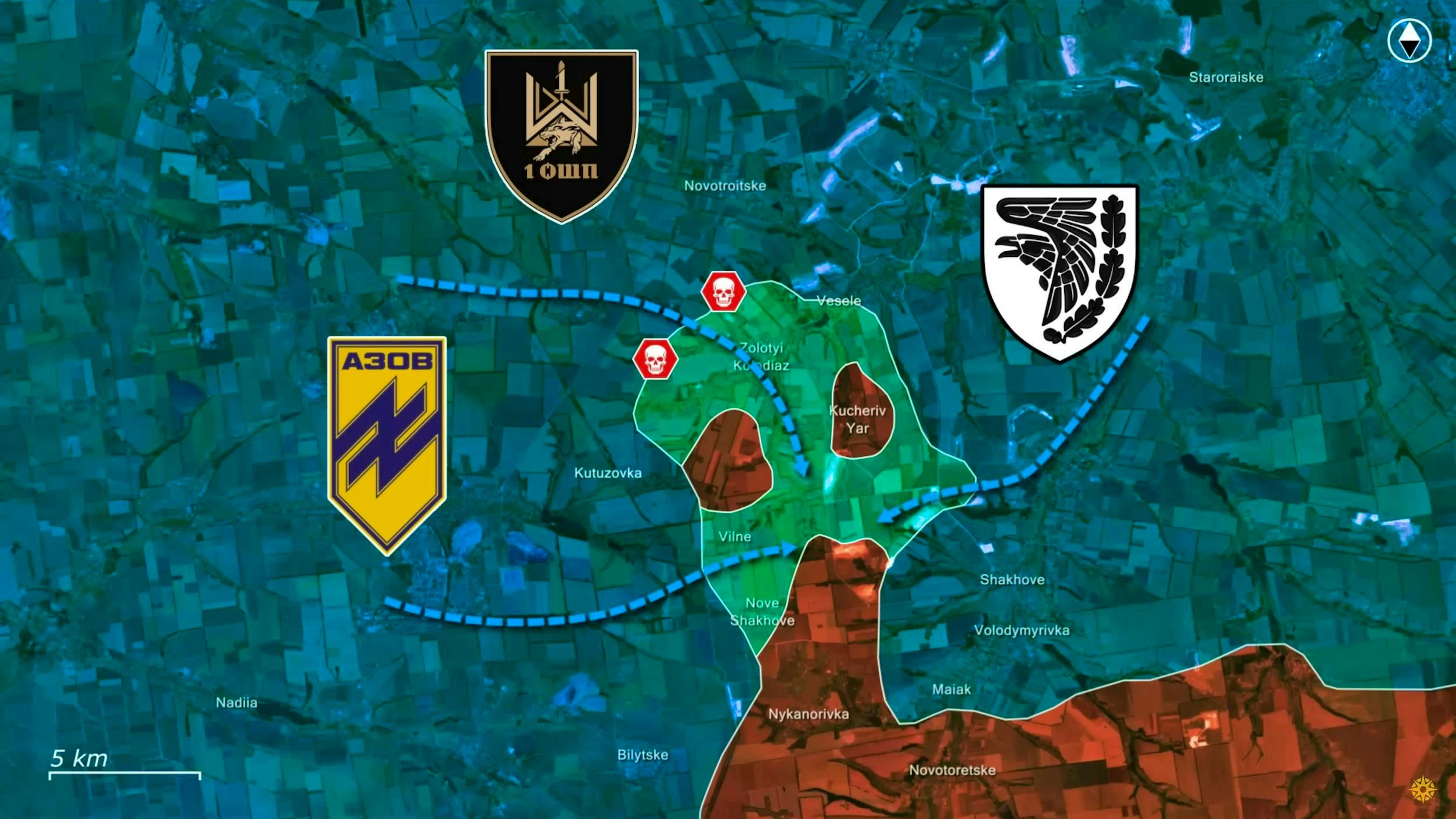 ... and thus create two encircled territories that can at best still be supplied with drones. The Russian leadership ...