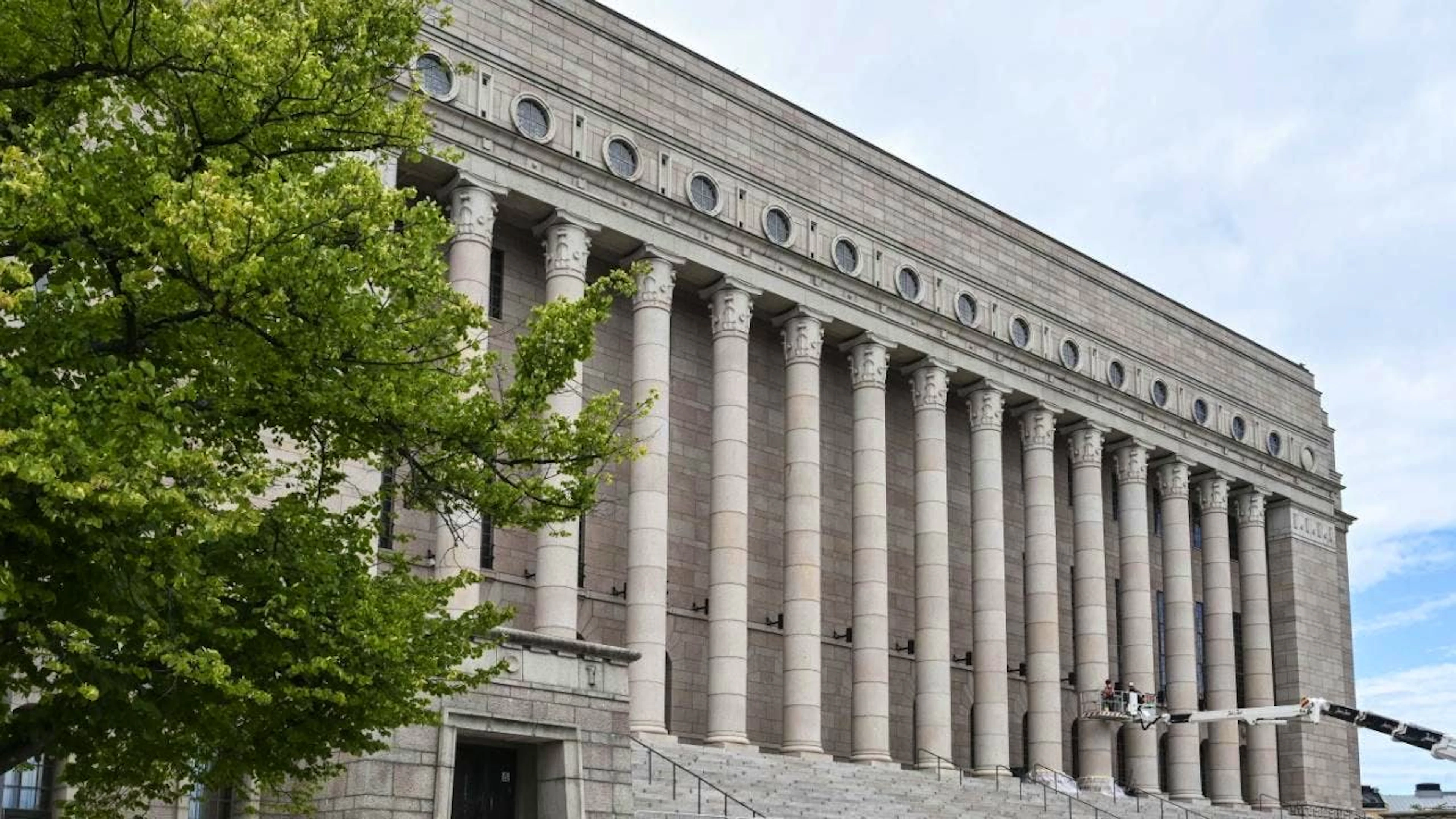 La sede del Parlamento monocamerale della Finlandia.