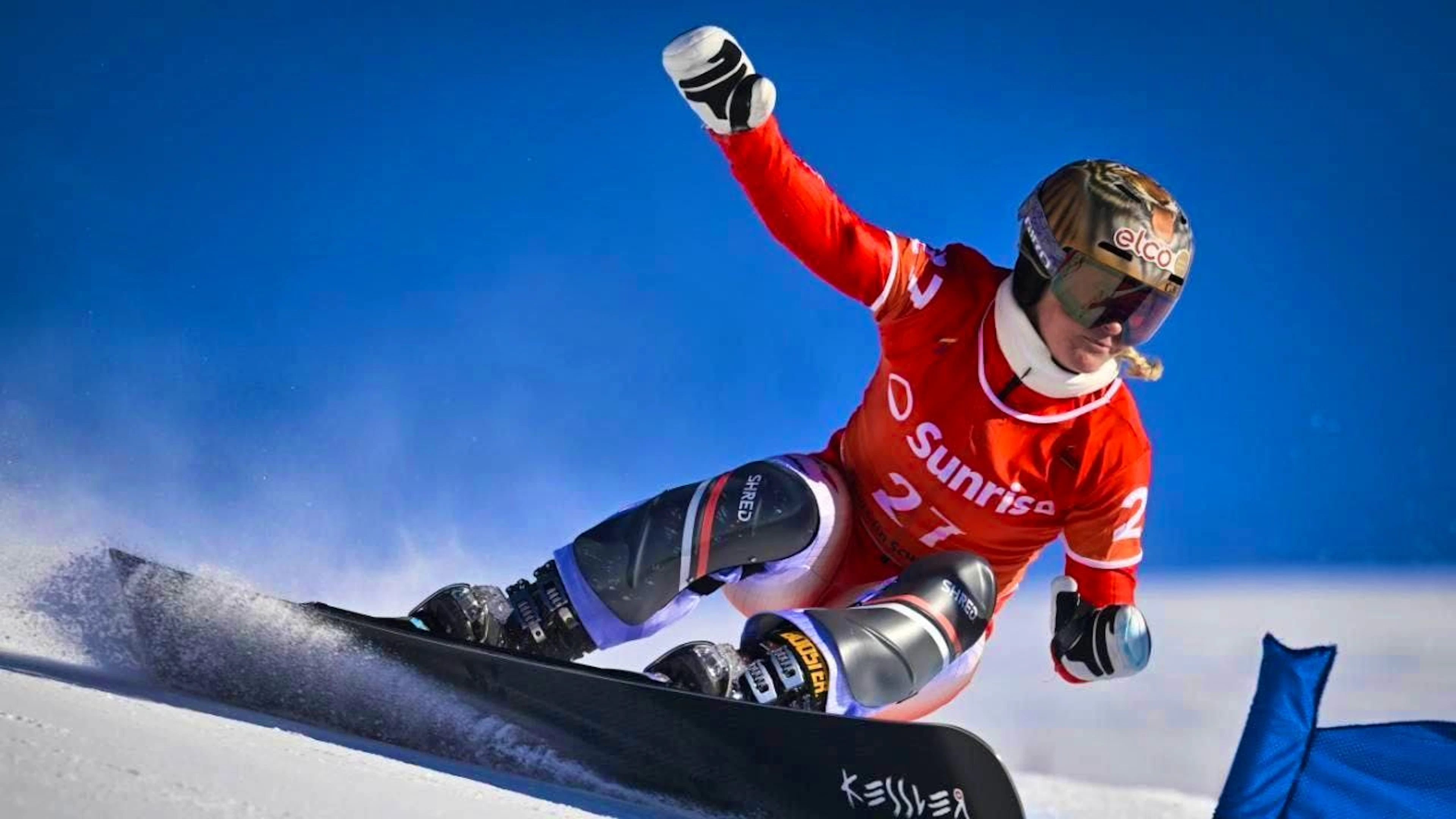 Julie Zogg is the most successful Swiss alpine snowboarder