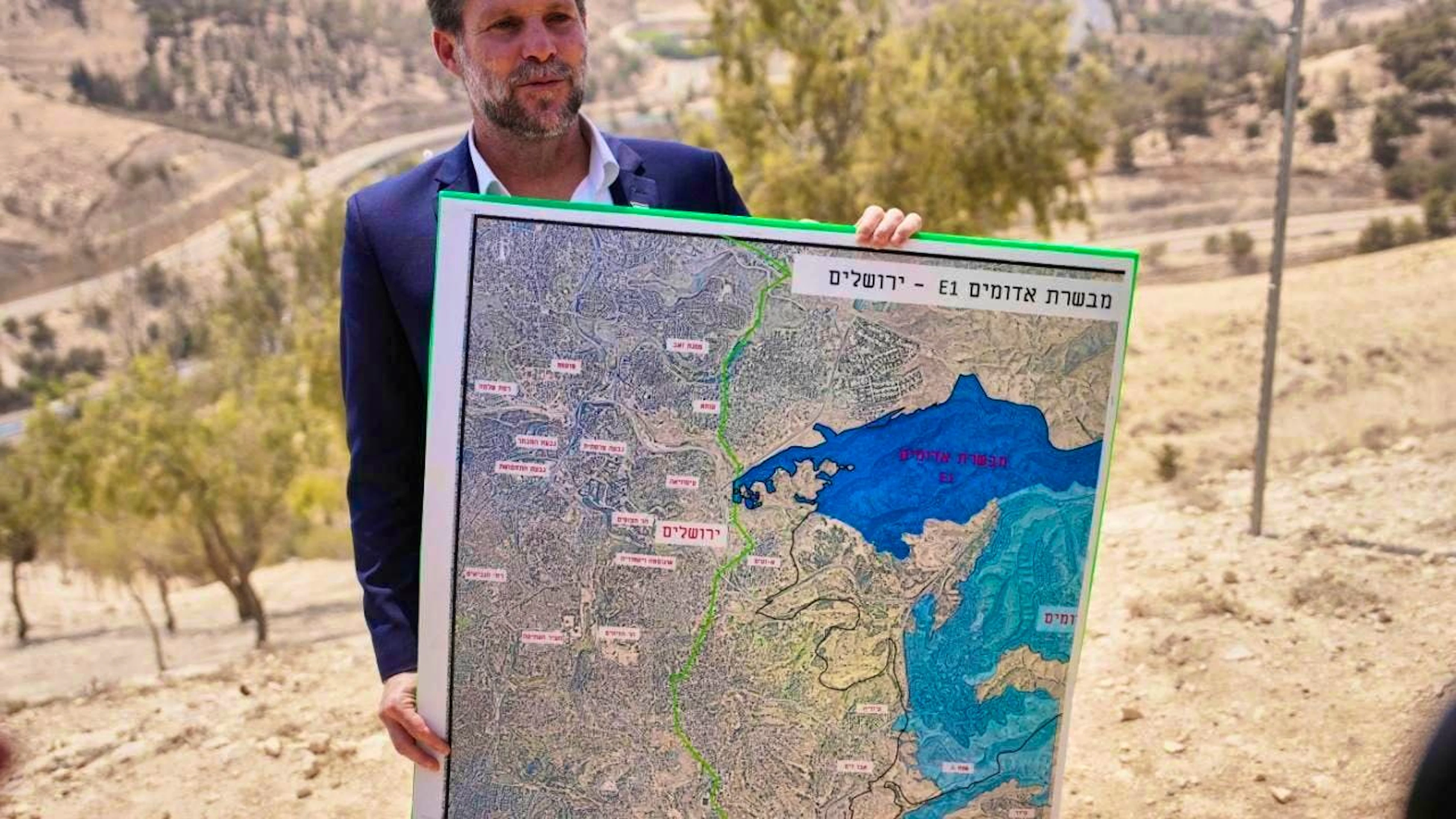 ARCHIVE - Israel's far-right Finance Minister Smotrich wants to press ahead with settlement construction in the West Bank. Photo: Ohad Zwigenberg/AP/dpa