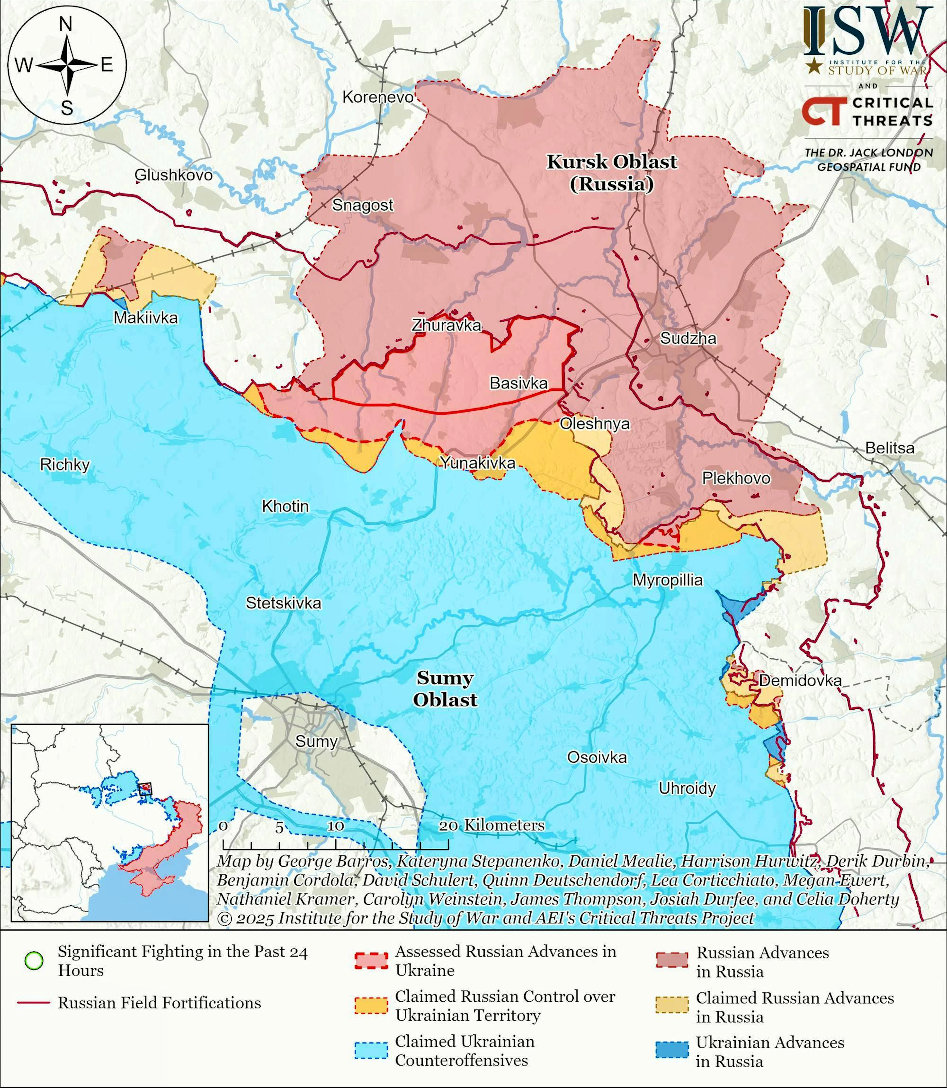 Sumy and Kursk.