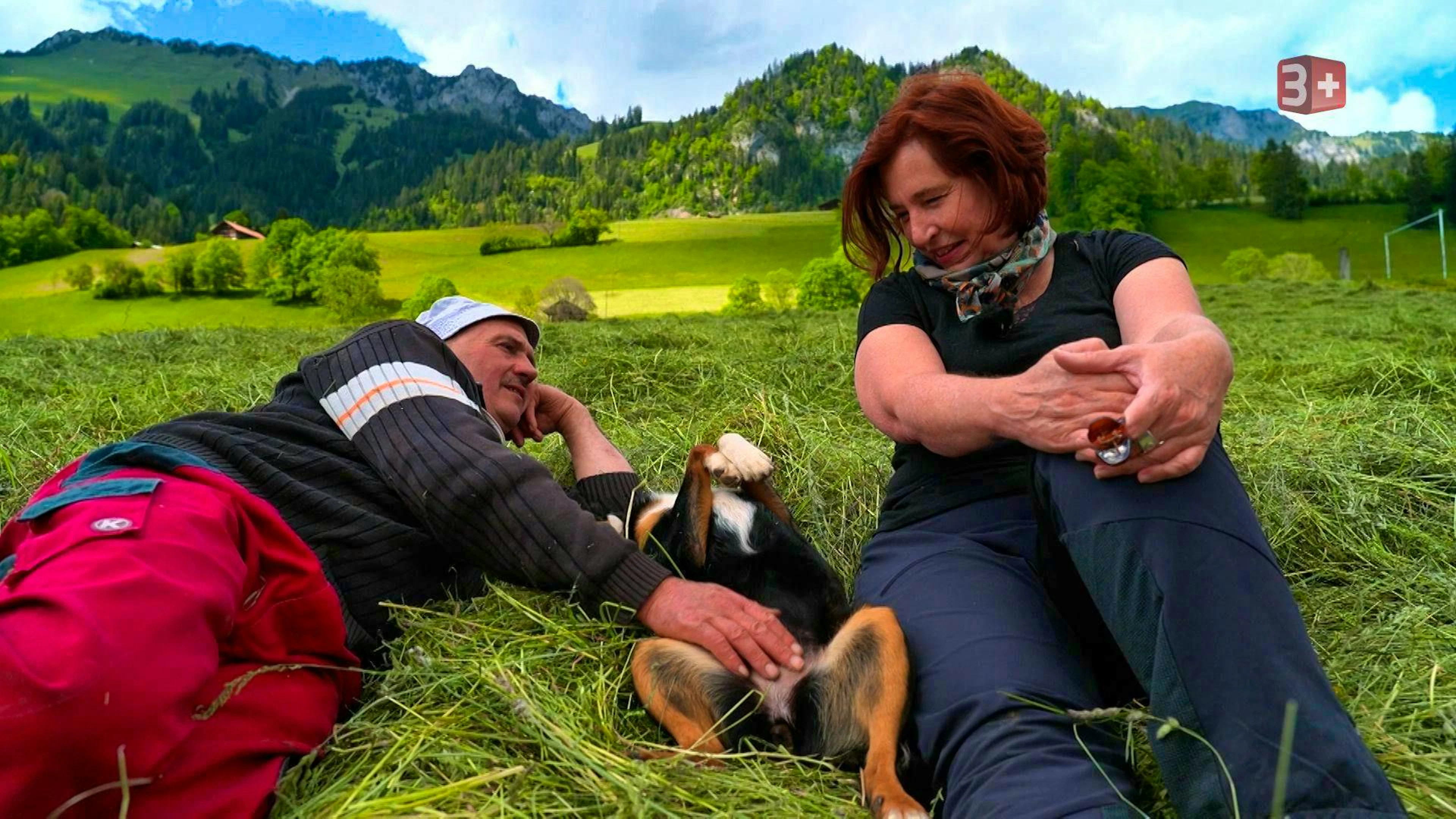 Farmer Hansjürg and Sibylle seem to have found a - still tender - first spark of love.