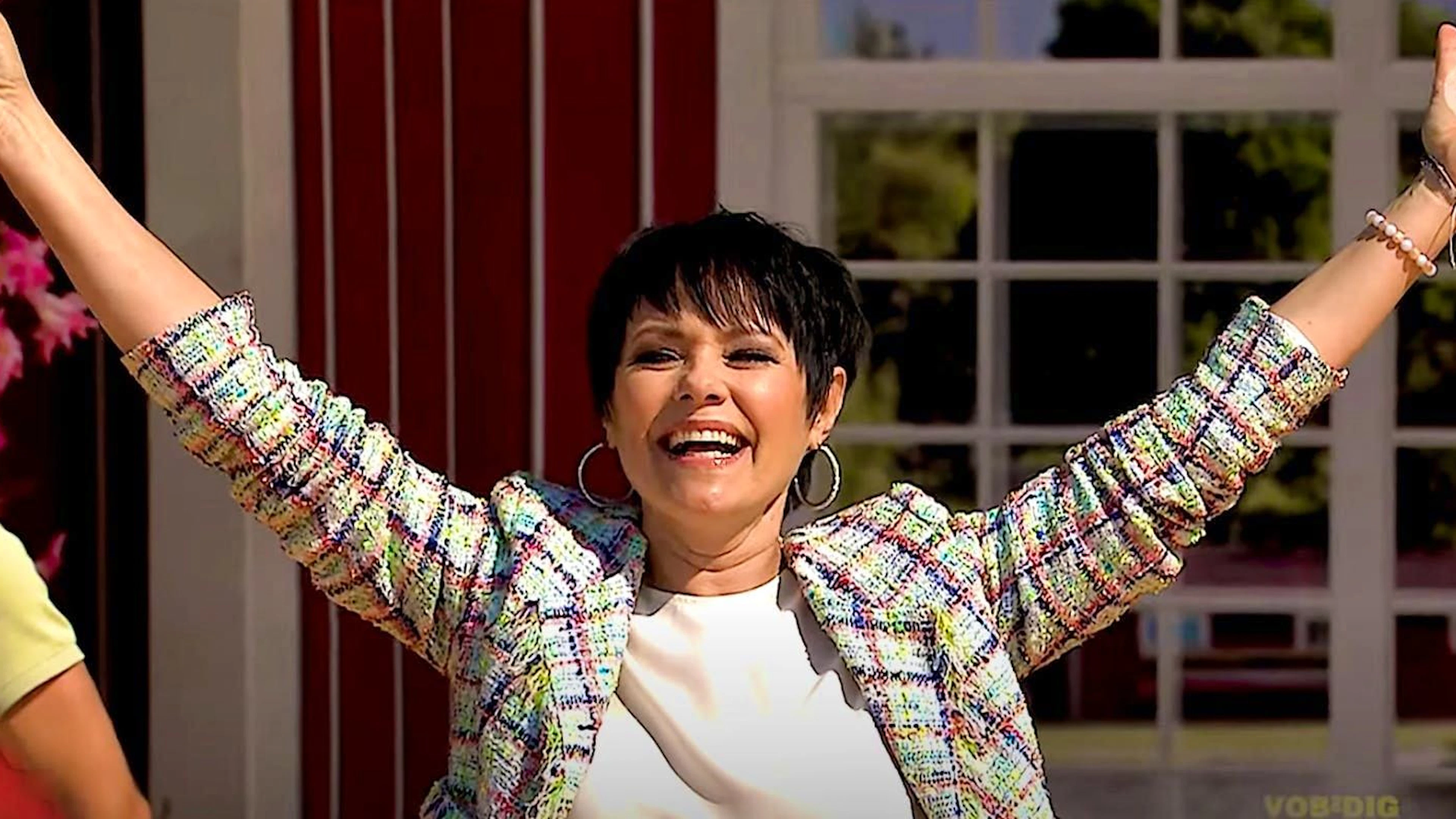 Francine Jordi appeared on the TV show "Immer wieder sonntags".