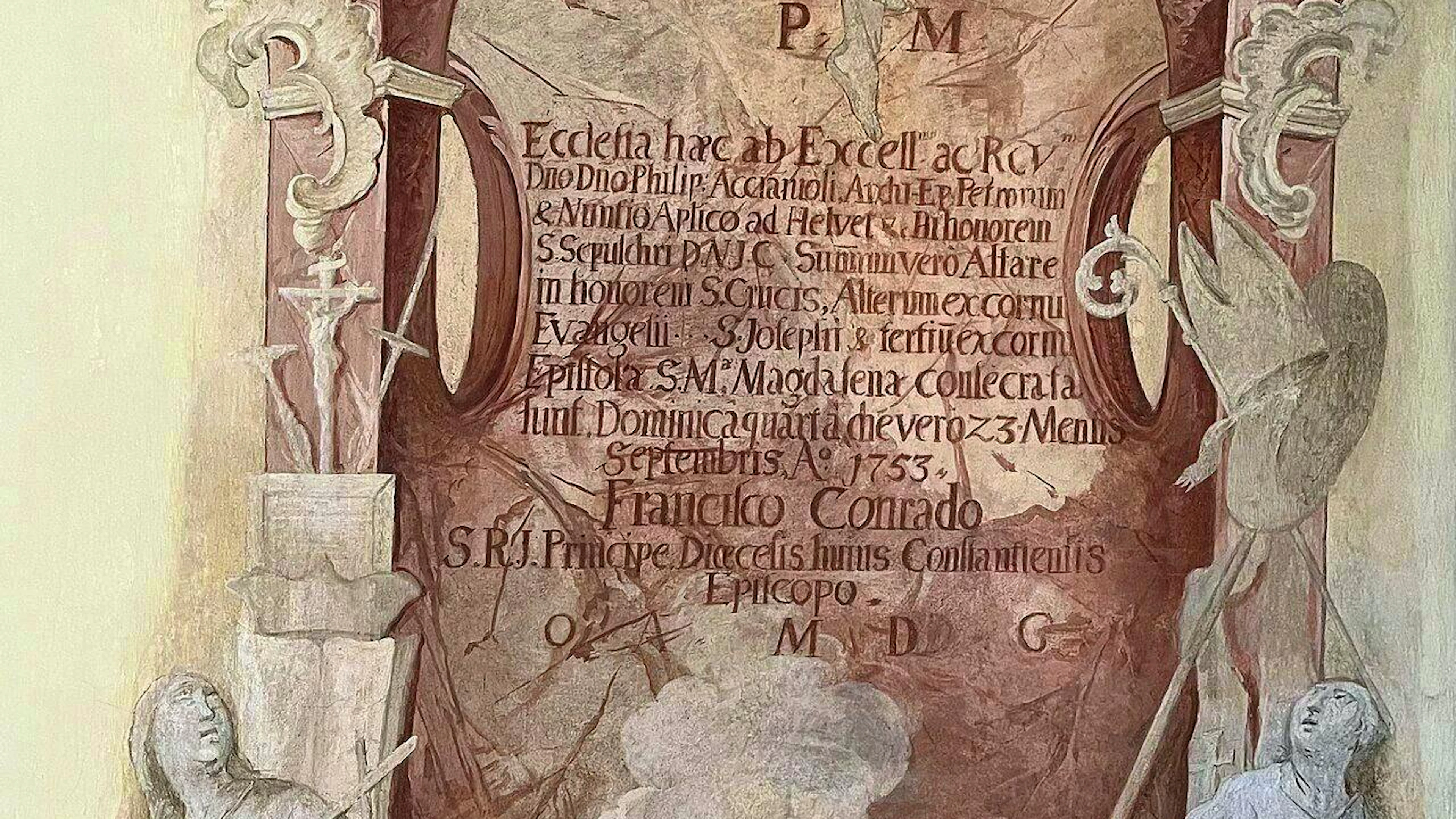 Frescoes from the castle chapel