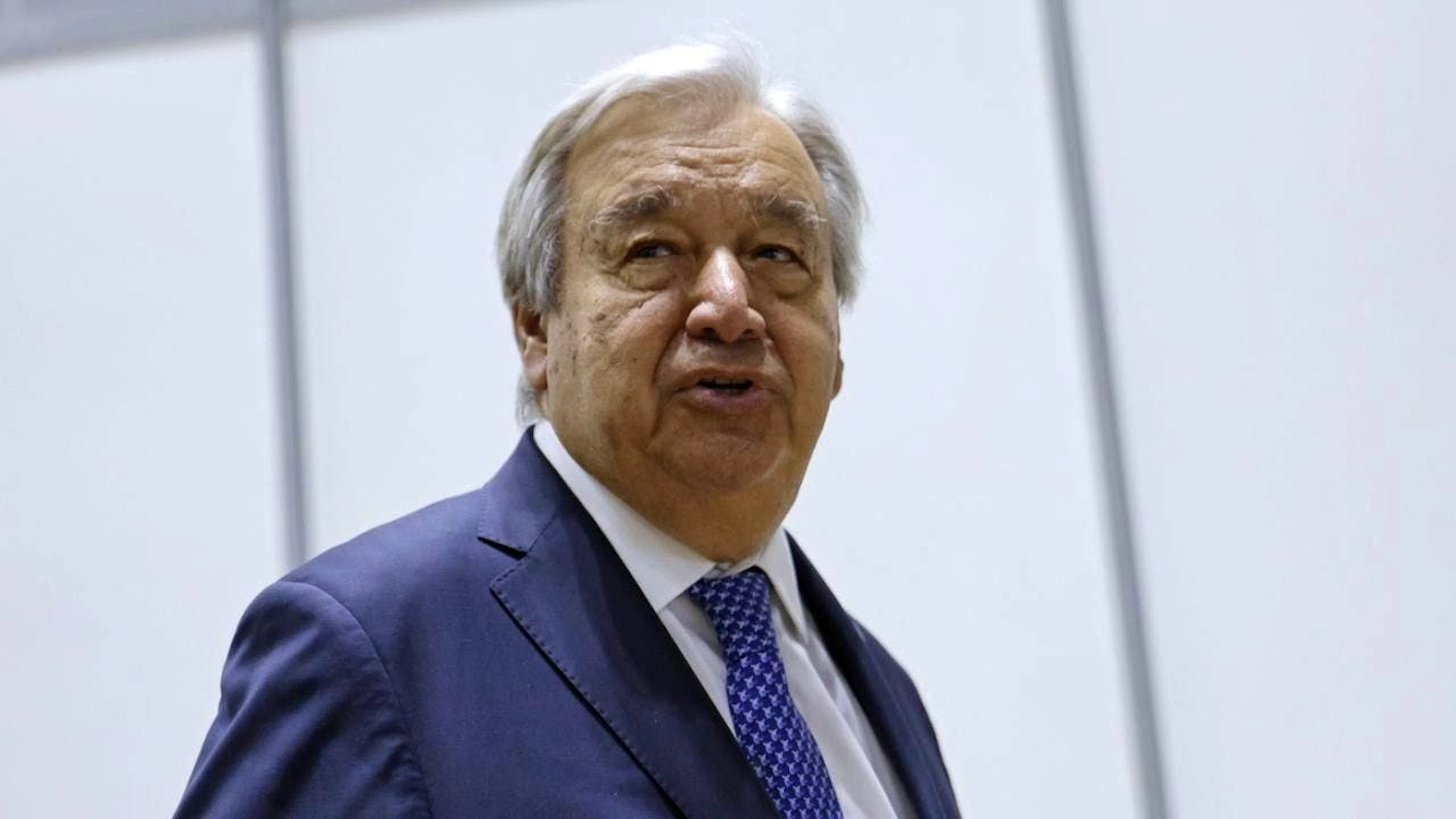 Il segretario generale dell'Onu Antonio Guterres (foto d'archivio)