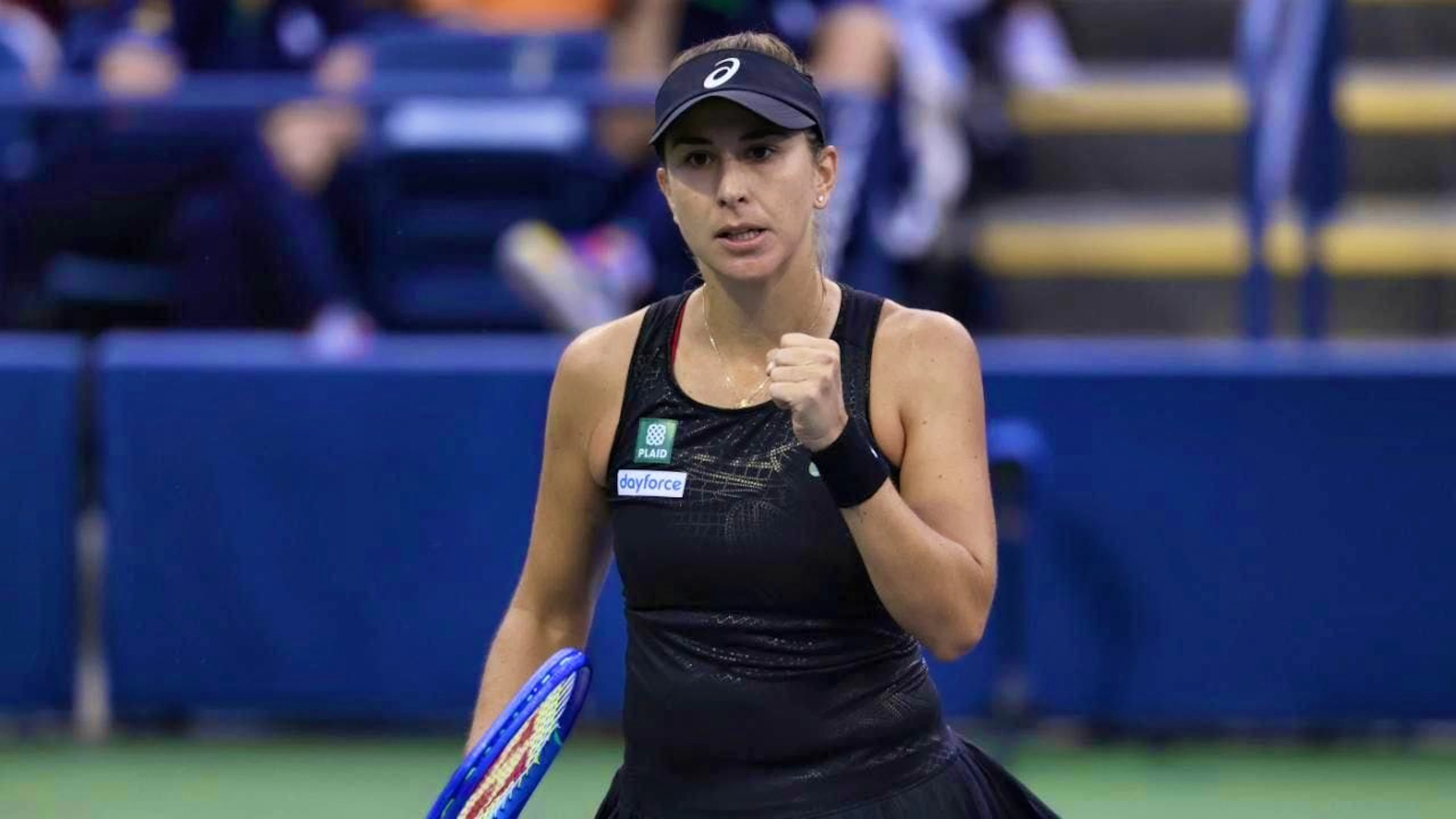 No danger at the start: Belinda Bencic at the US Open.