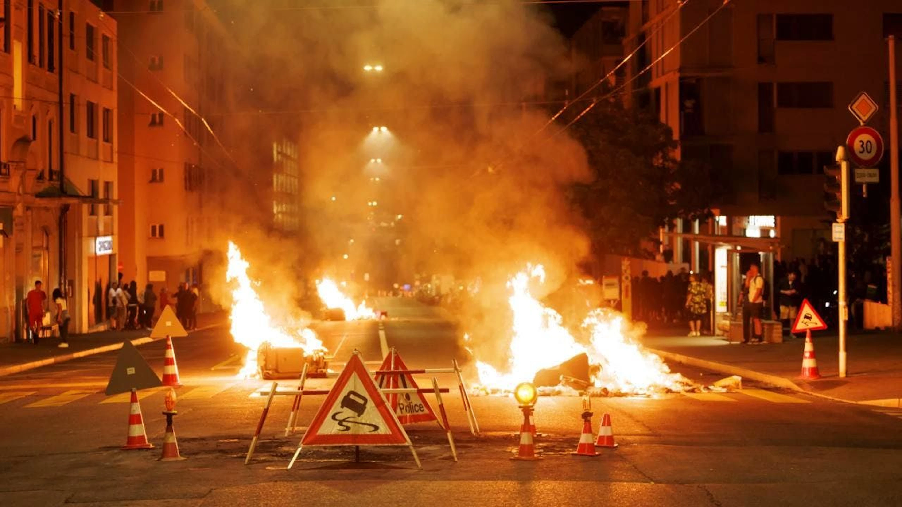 Am zweiten Abend in Folge kam es im Lausanner Stadtteil Prélaz zu Krawallen.