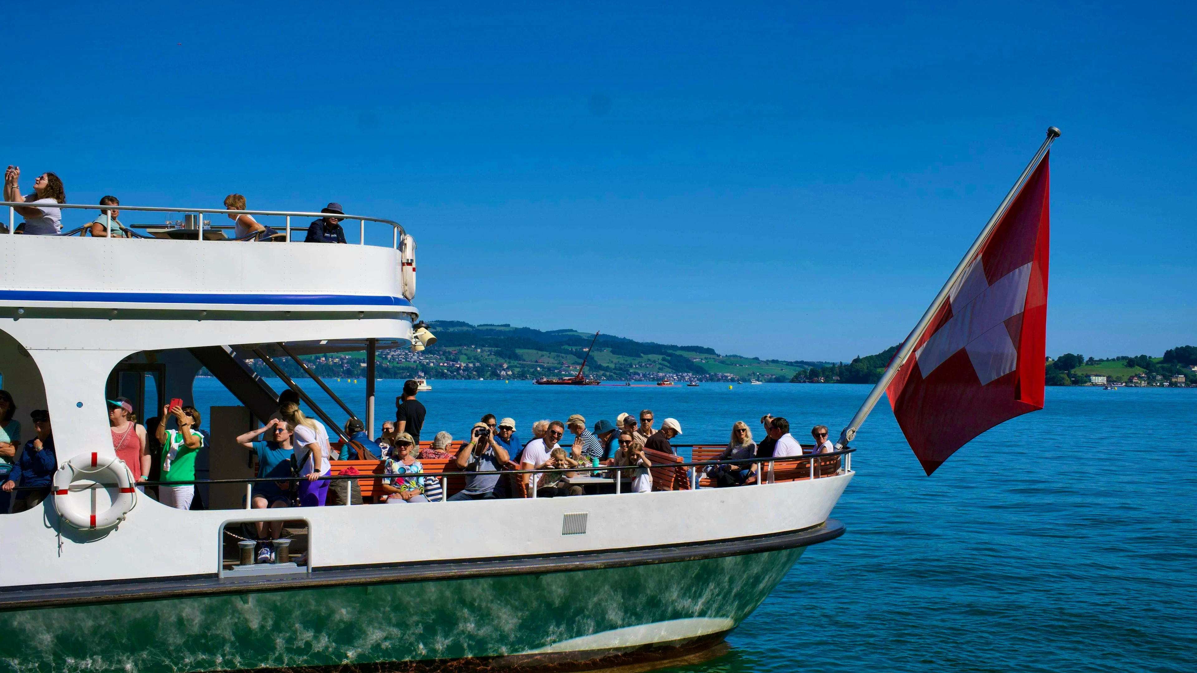 The exit on the lake on Tuesday offered an unusual amount of action. The plane is being recovered in the background.