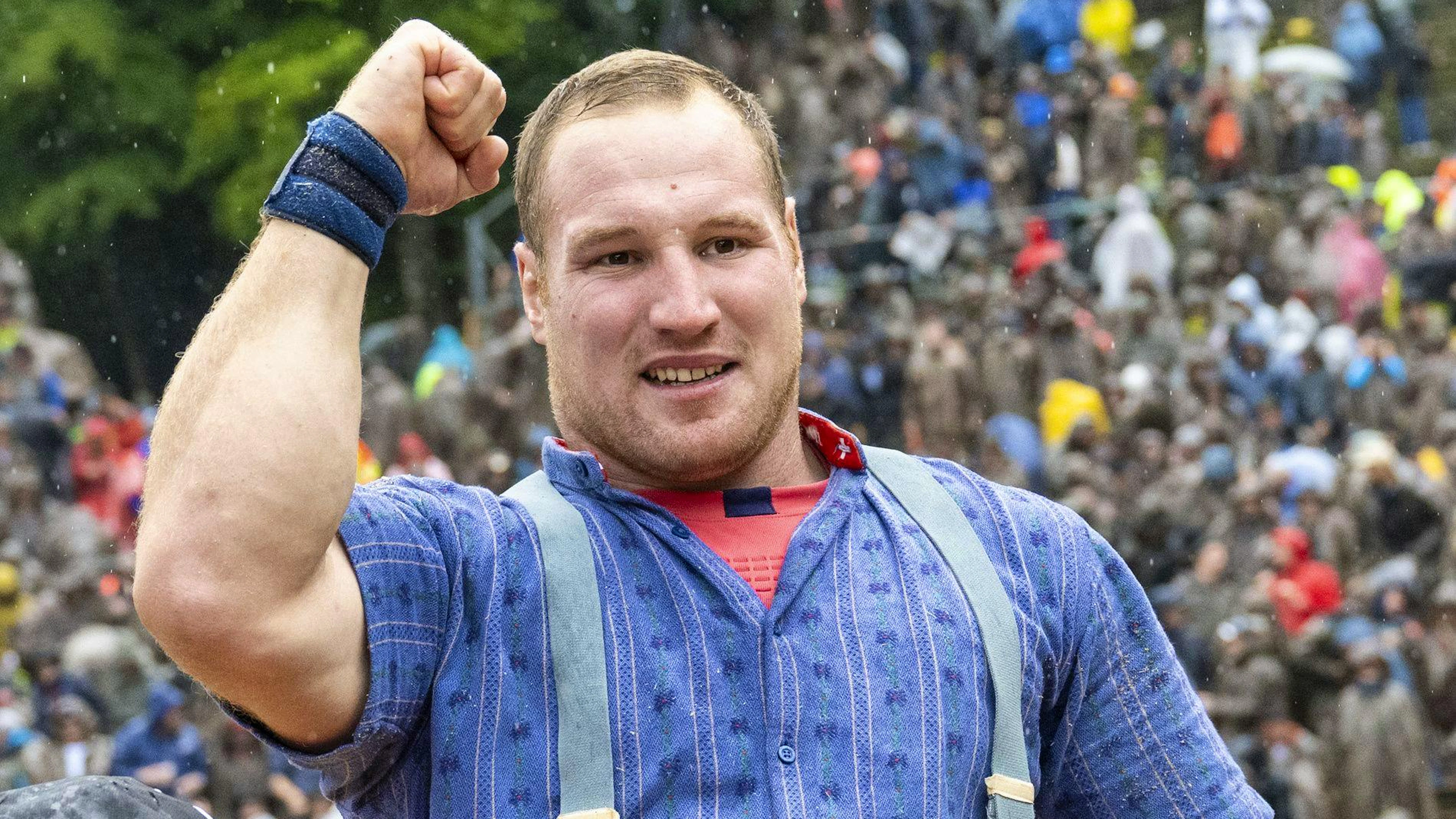 Schwingerkönig Joel Wicki zählt am ESAF zu den Topfavoriten.
