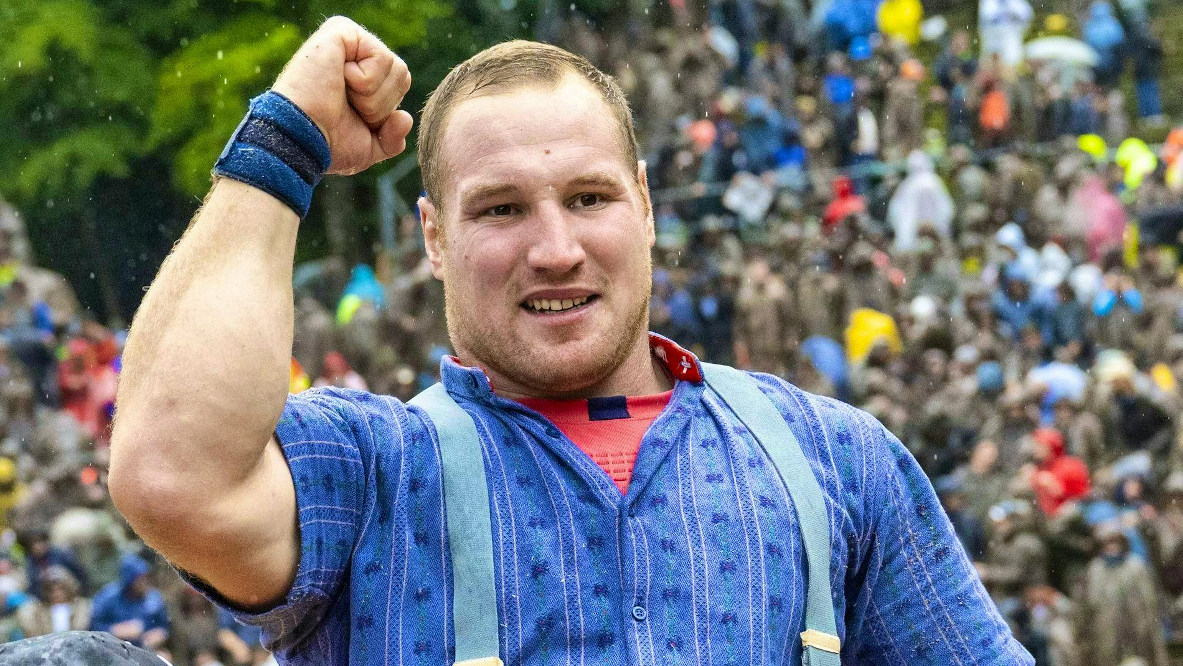 Wrestling king Joel Wicki is one of the top favorites at the ESAF.