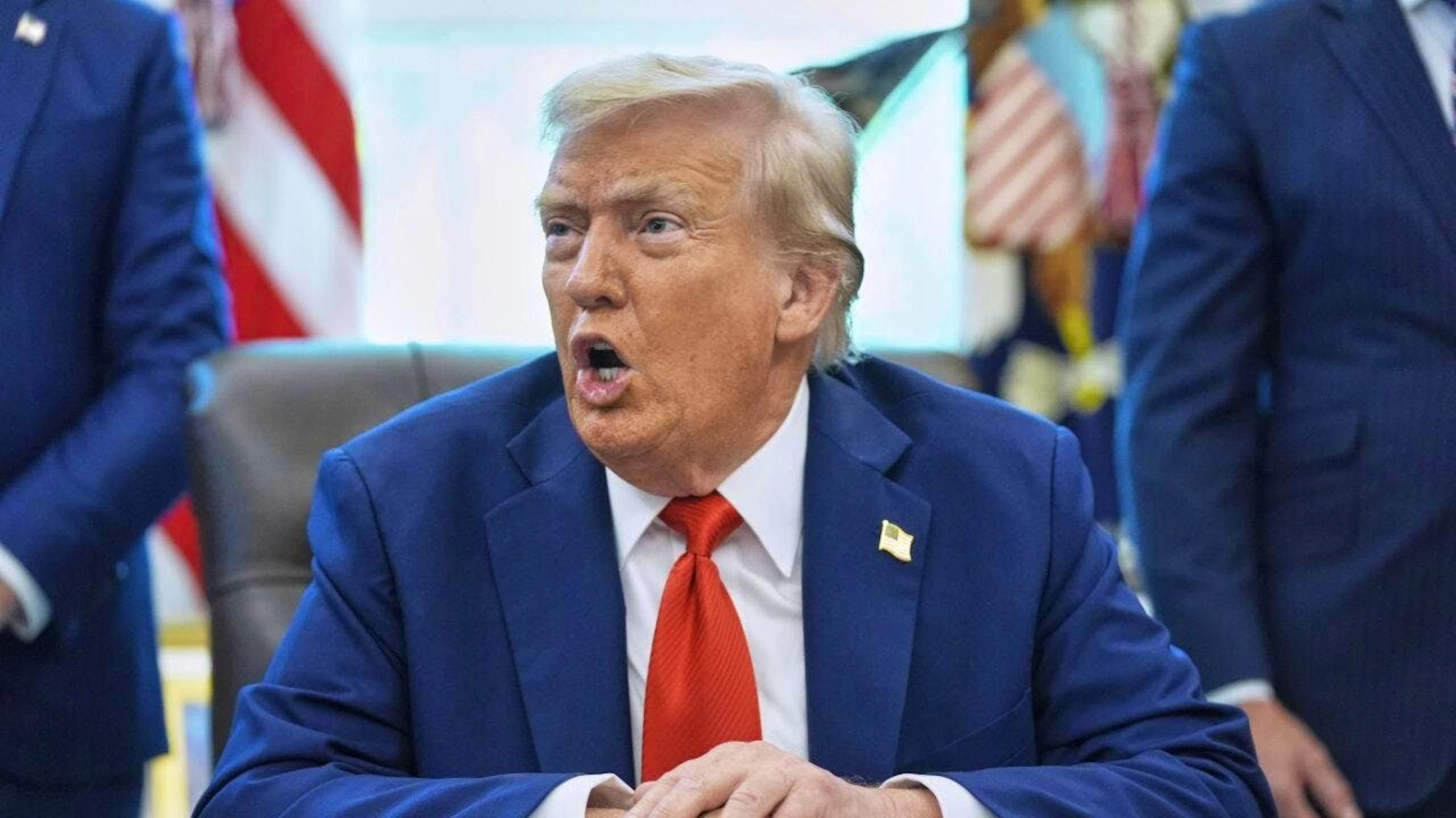 US-Präsident Trump erhöht im Streit um seltene Erden den Druck auf China: Ohne verlässliche Magnet-Lieferungen droht er Strafzölle von bis zu 200 Prozent an. (Archivbild)