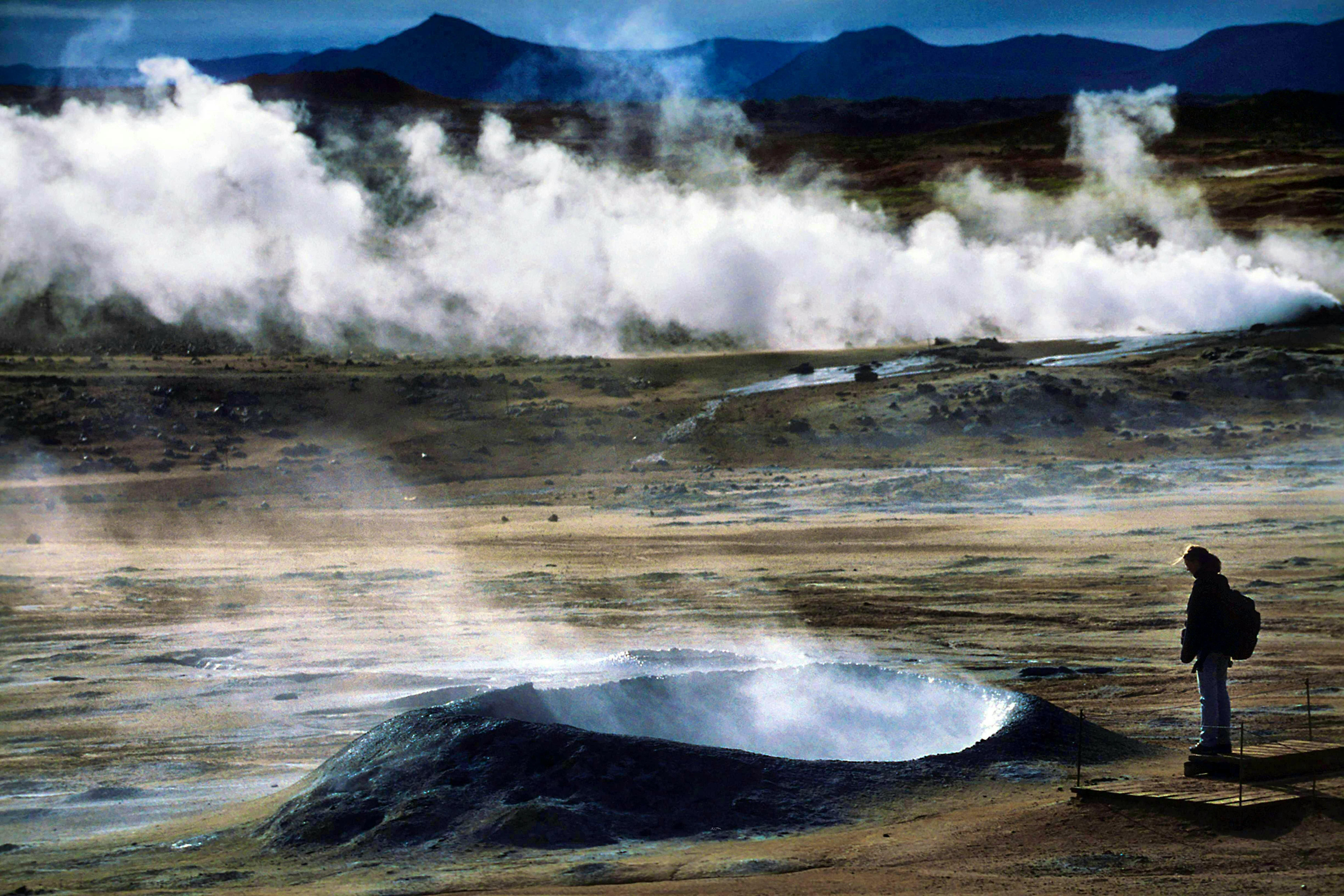 In the Námaskarð geothermal area, the misunderstanding is particularly common.