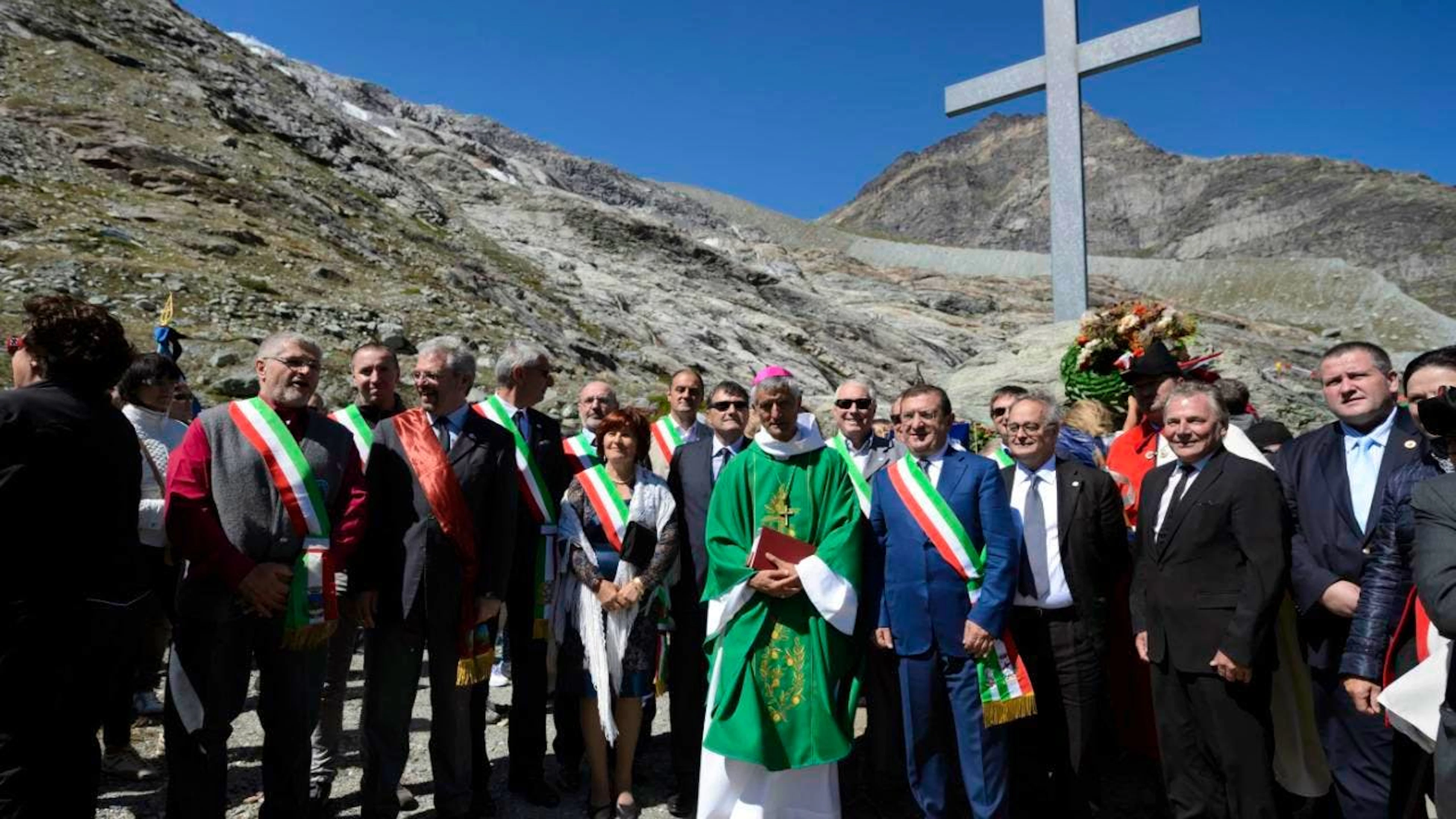 Numerose le personalità presenti all'evento commemorativo per la catastrofe di Mattmark (VS)