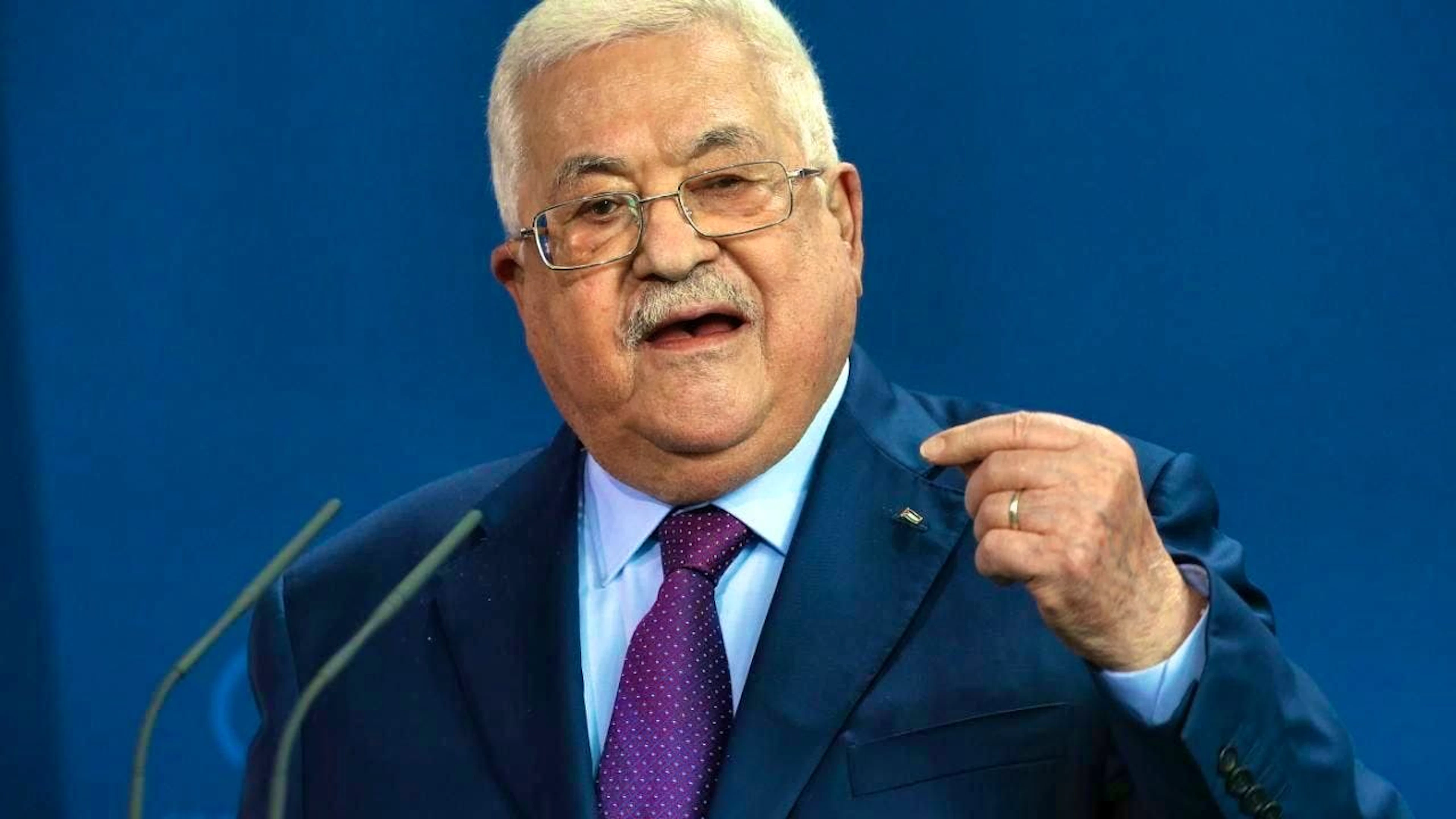 ARCHIVE - Mahmoud Abbas, President of the Palestinian Authority. Photo: Wolfgang Kumm/dpa