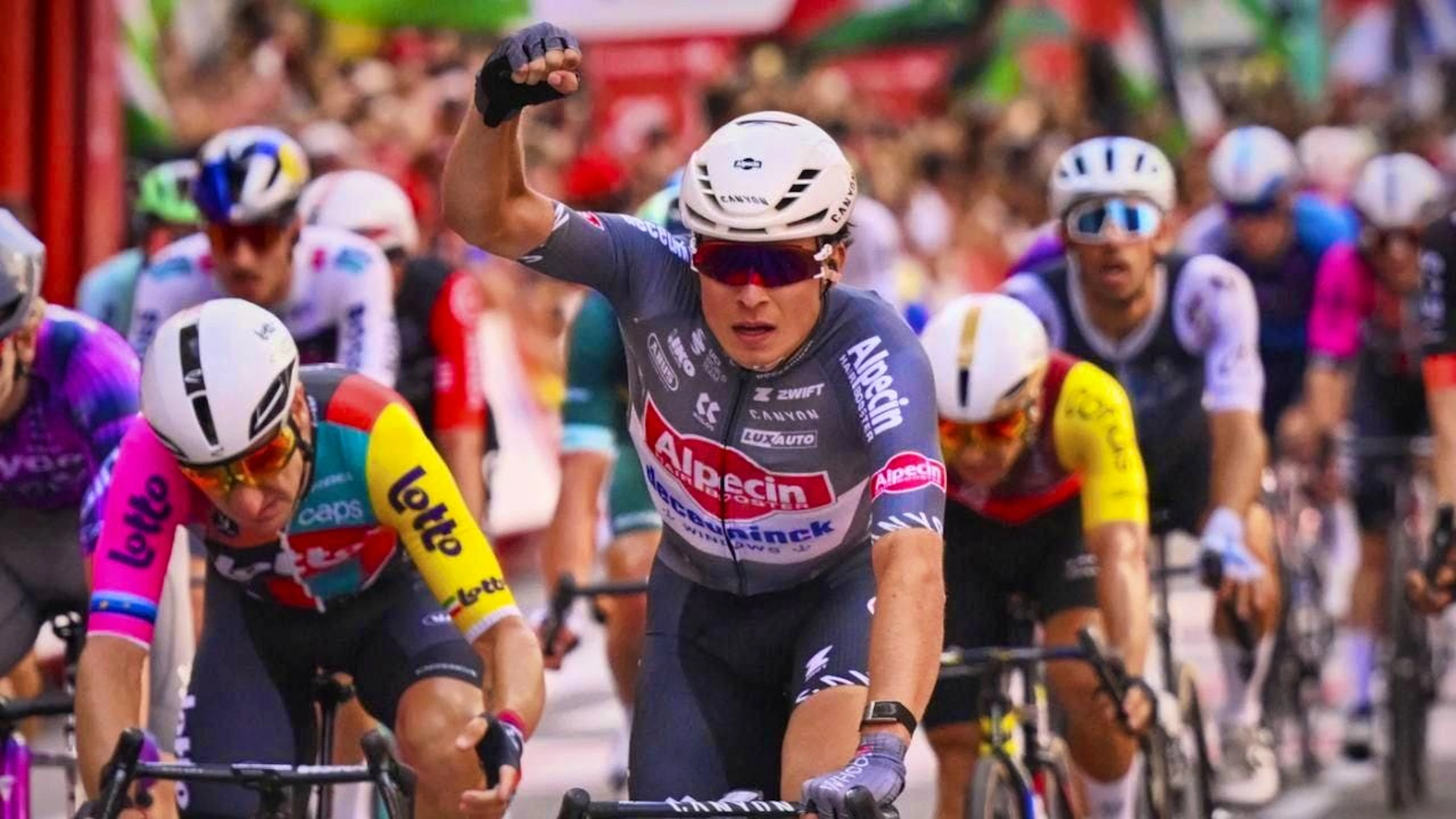 Jasper Philipsen was the strongest sprinter in Zaragoza