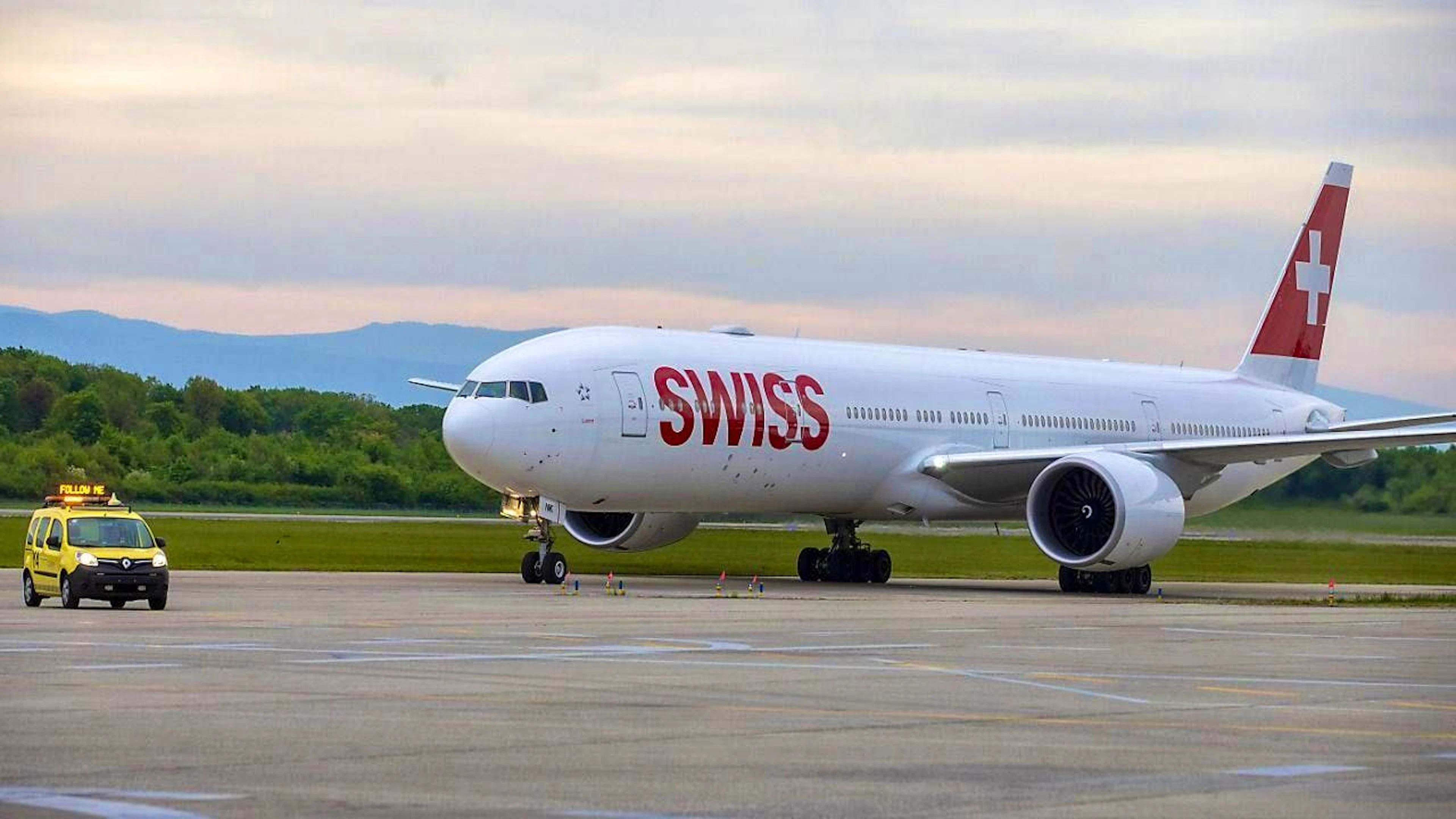 A Swiss Boeing 777 airplane. (archive picture)