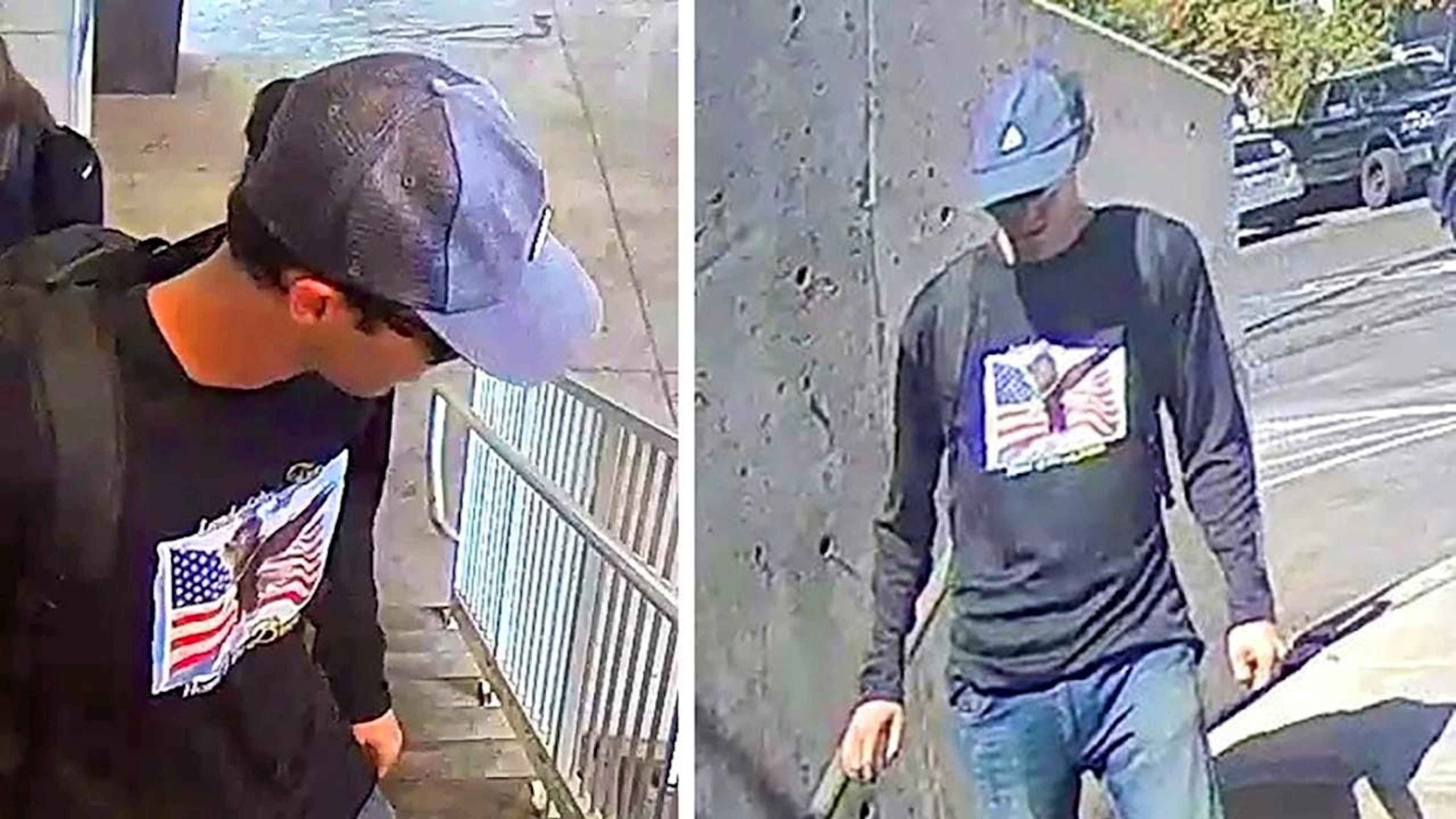 Le più recenti immagini del presunto assassino di Charlie Kirk diffuse dall'FBI. L'utilizzo di strumenti di IA per risalire alla sua identità sta creando disinformazione sui social.