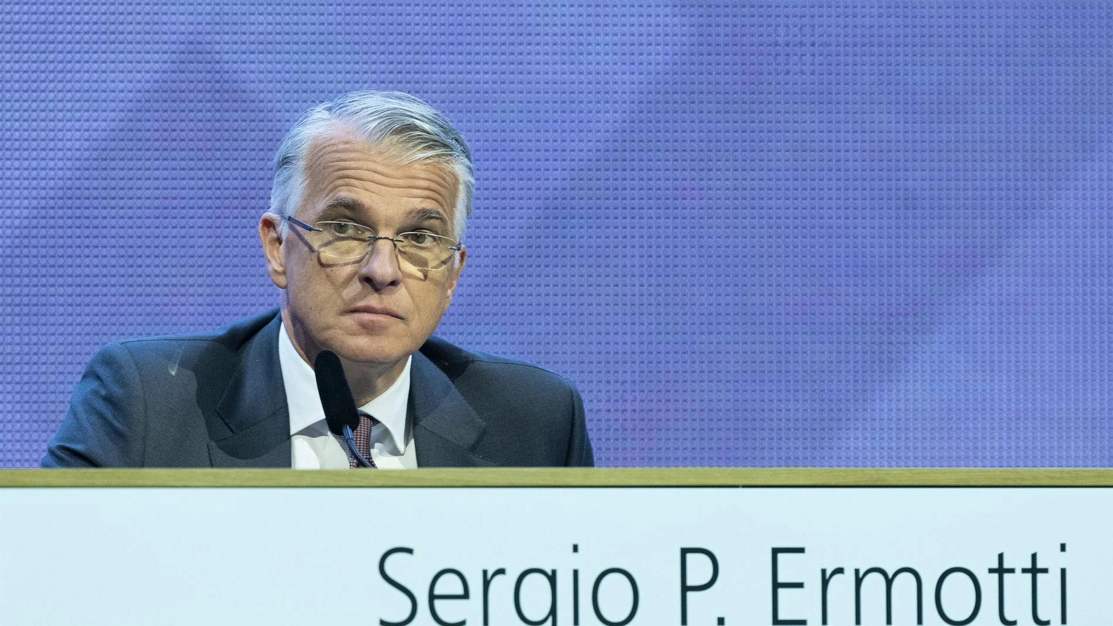 Face aux rumeurs disant qu'UBS cherchait à s'installer aux Etats-Unis, Sergio Ermotti a déclaré que la grande banque souhaitait «continuer à opérer depuis la Suisse en tant que banque mondiale prospère». (archives)