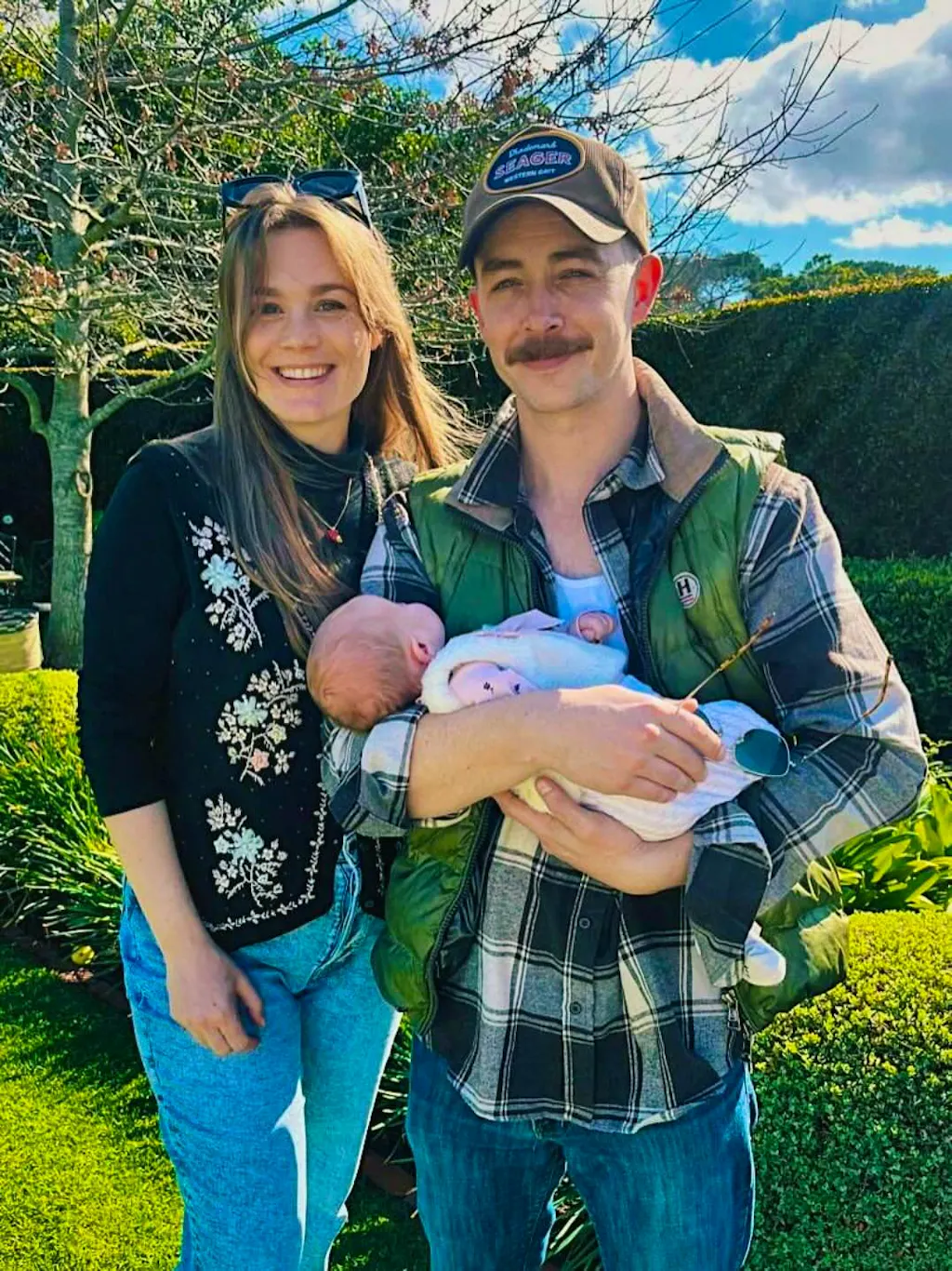 Dominique Rinderknecht announces the birth of her daughter
