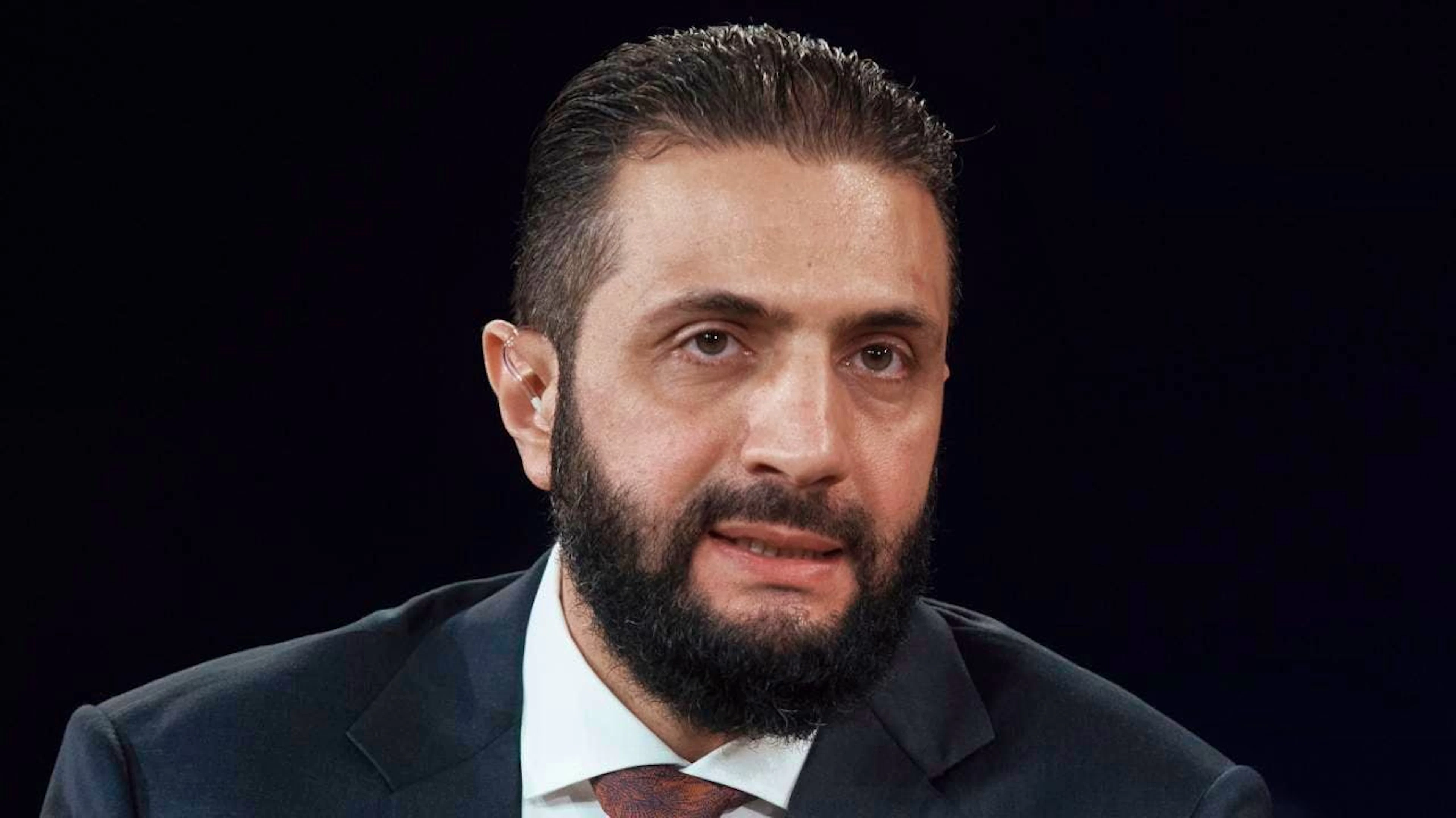 Il presidente ad interim della Siria, Ahmad Sharaa, a New York.