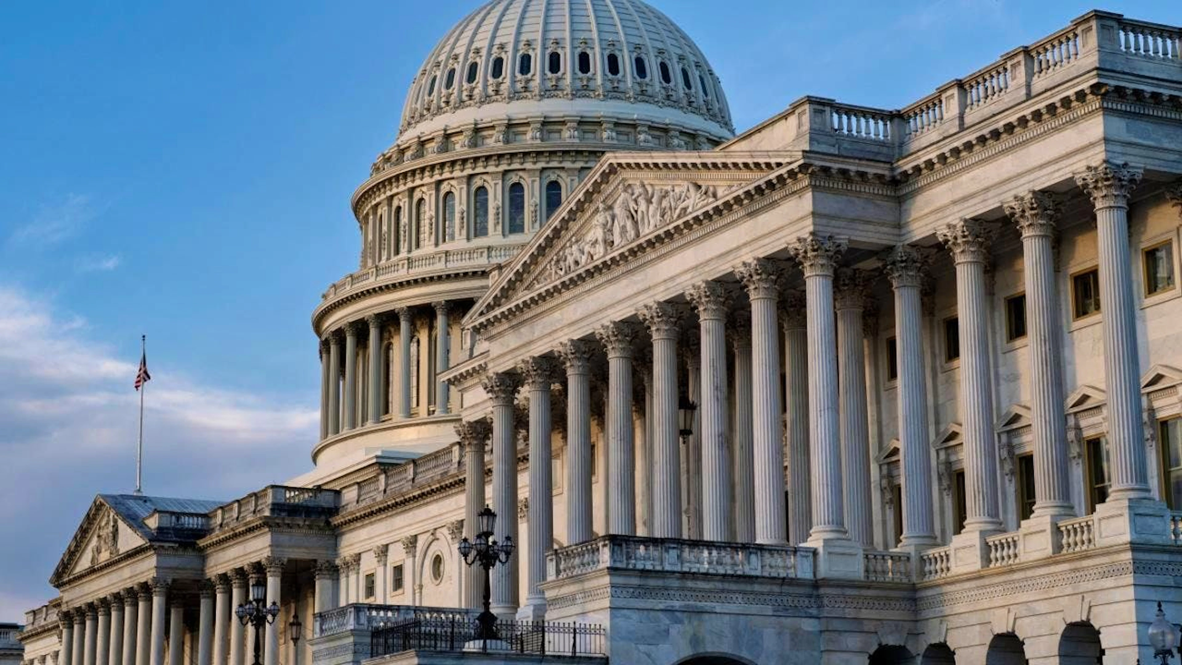 Il Campidoglio a Washington, sede ufficiale dei due rami del Congresso degli Stati Uniti