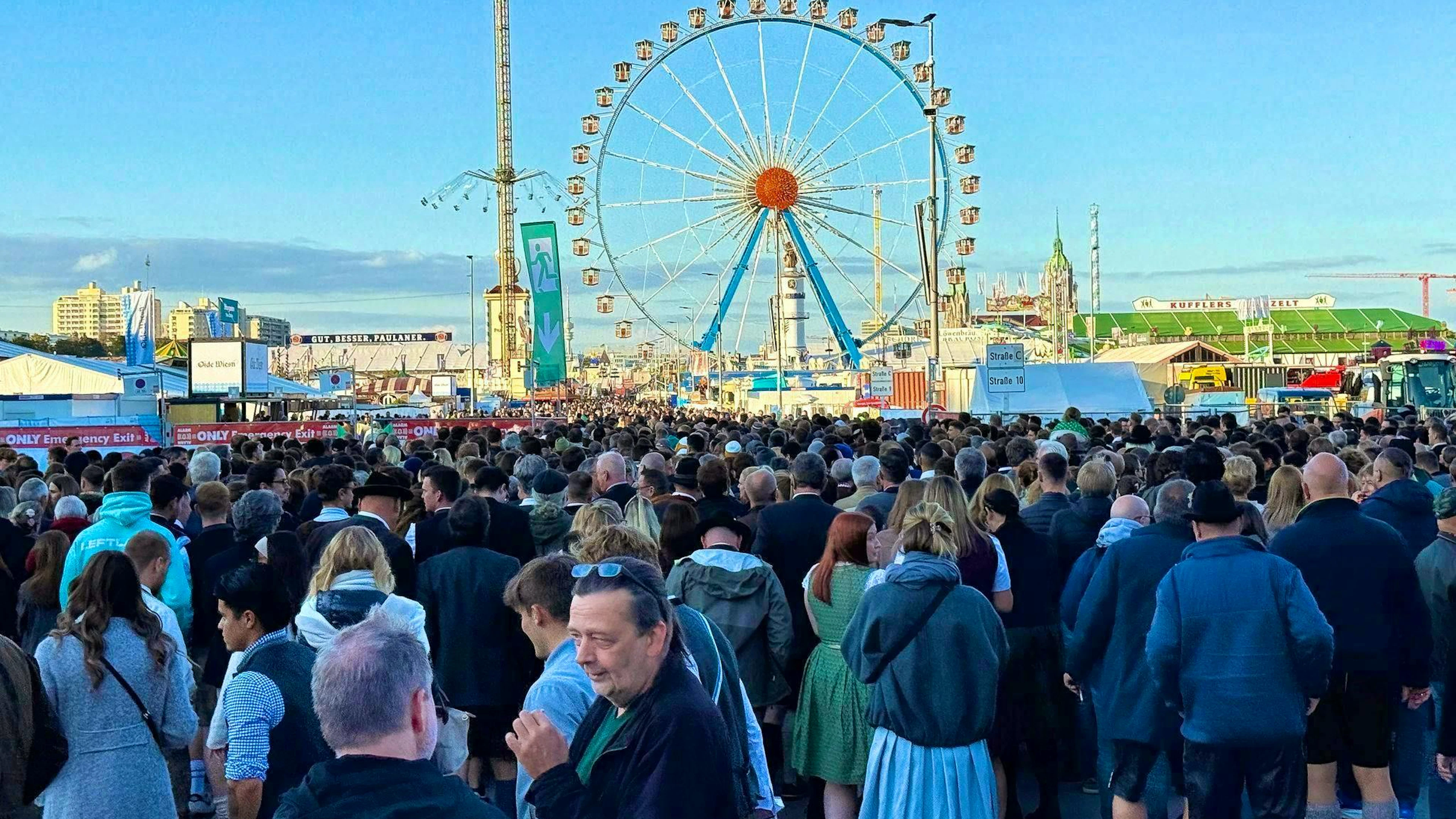 The Wiesn was closed for hours.