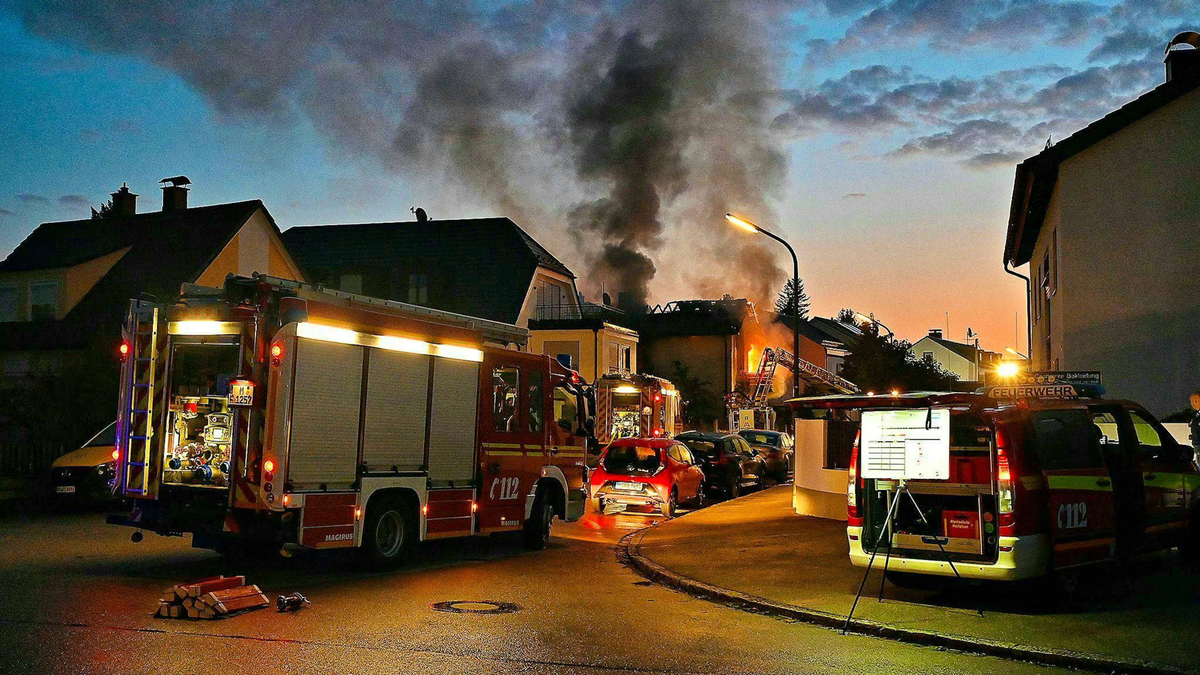 The house burned down completely.