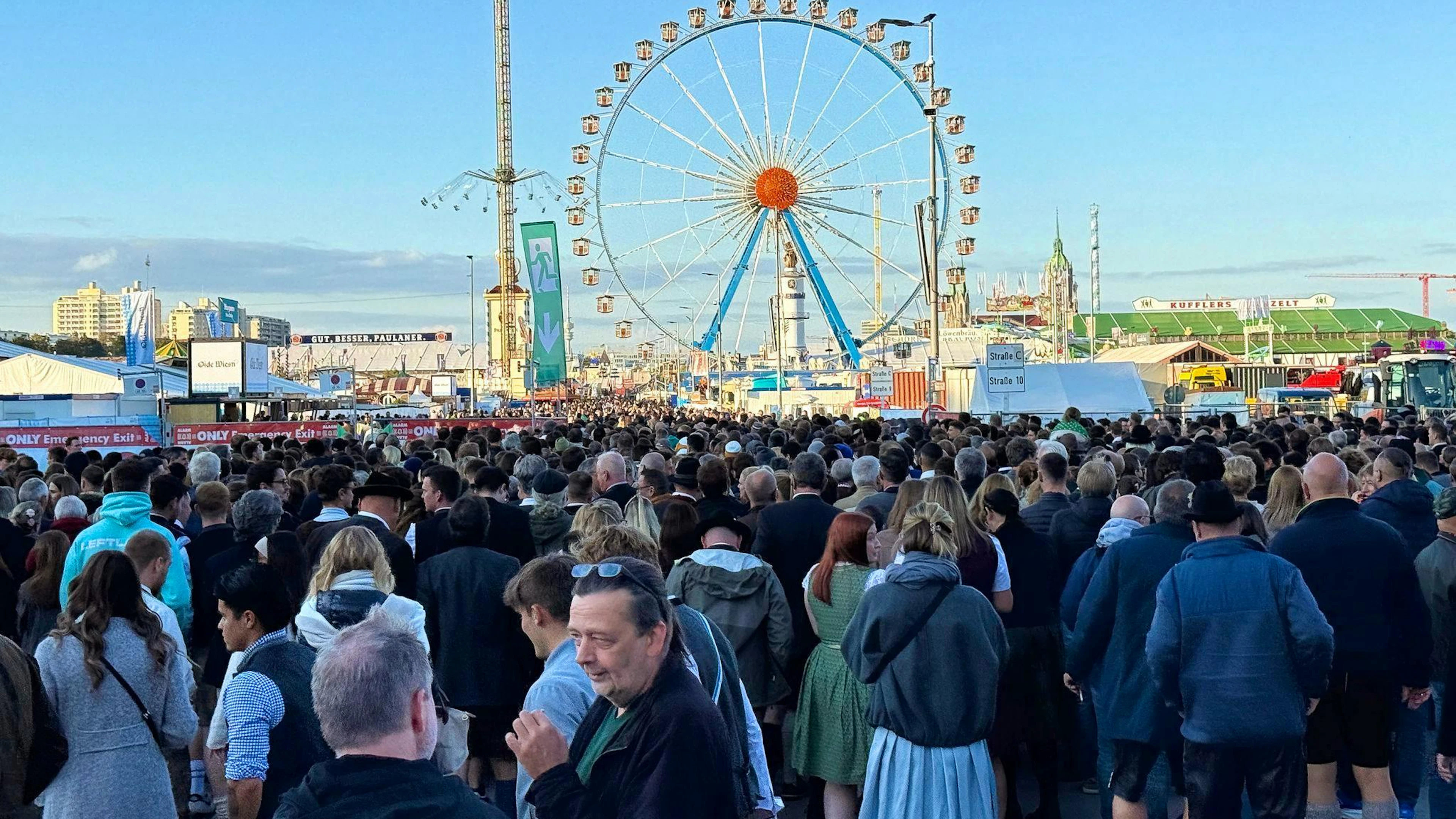 Die Wiesn war stundenlang gesperrt.