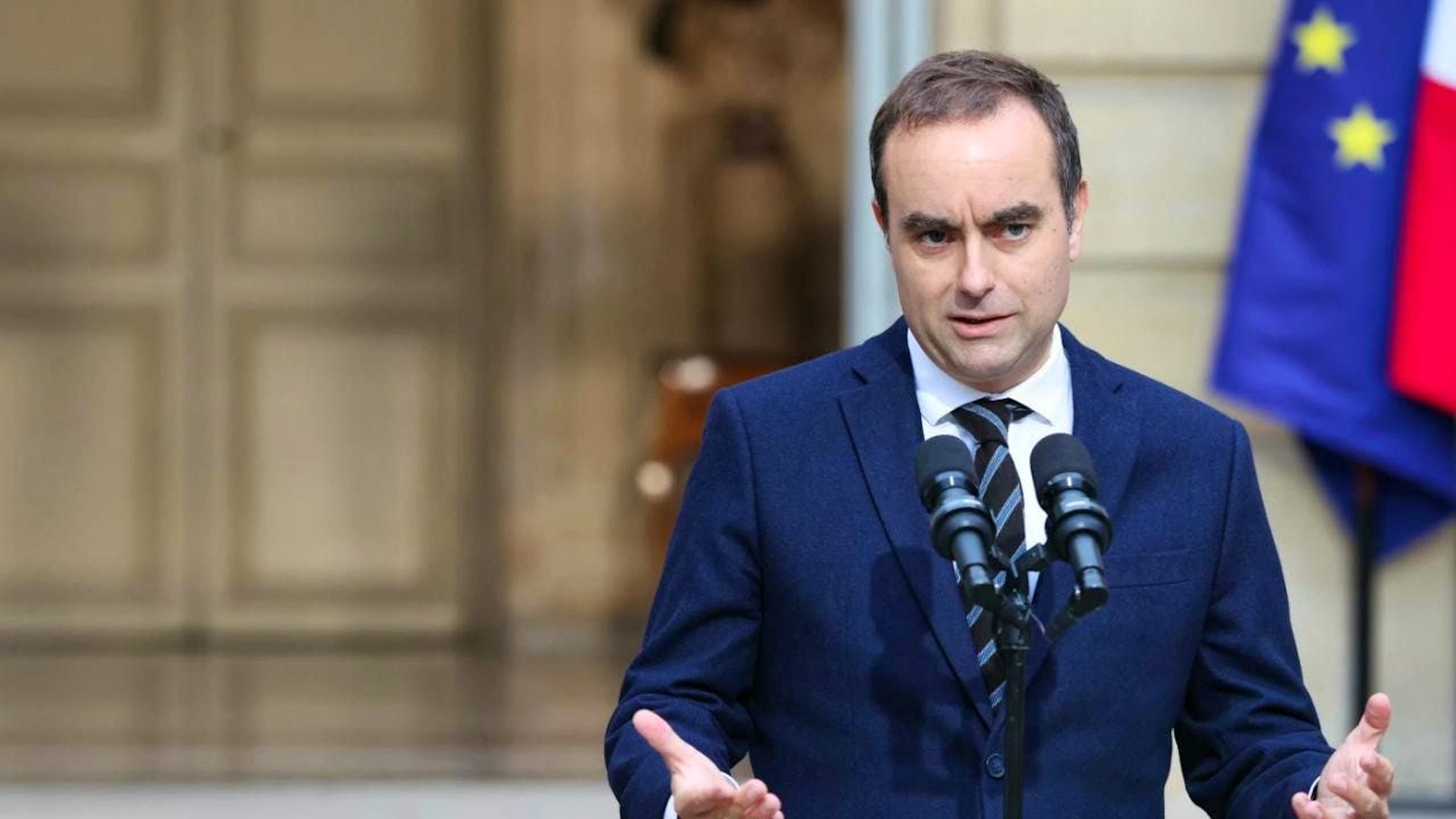 Il primo ministro francese, Sebastien Lecornu.