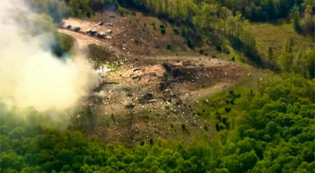 Massive explosion at US ammunition factory