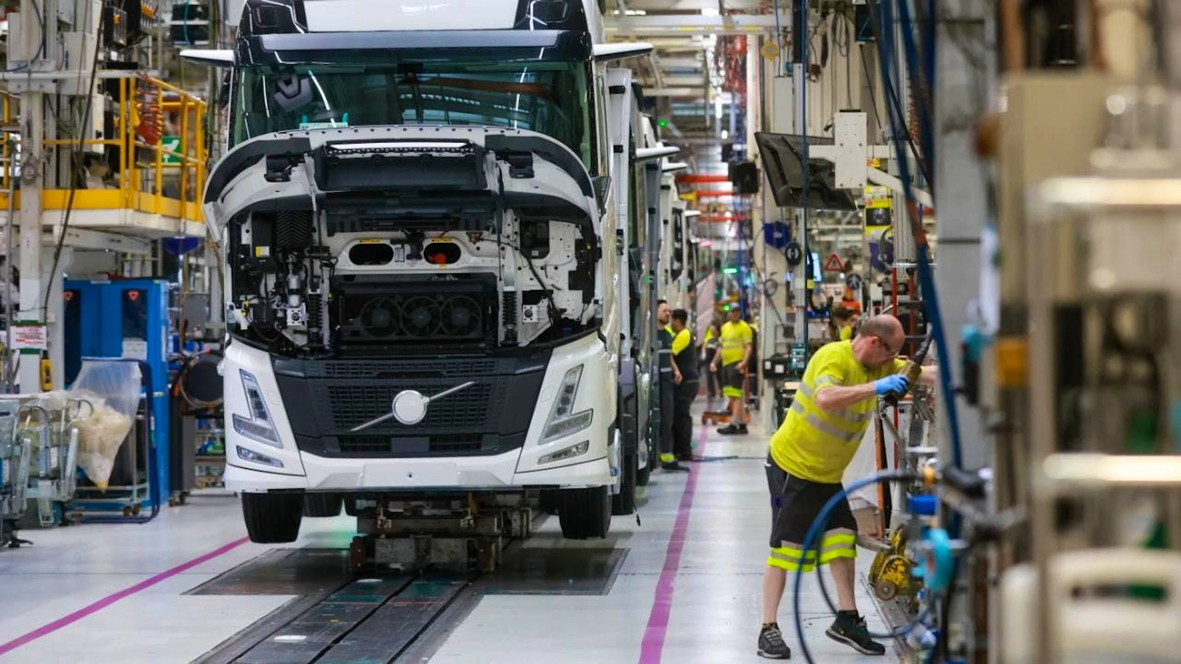 Les conditions de marché plus difficiles en Amérique du Nord et en Amérique du Sud ont eu un impact négatif sur le chiffre d'affaires de Volvo Group (archives).