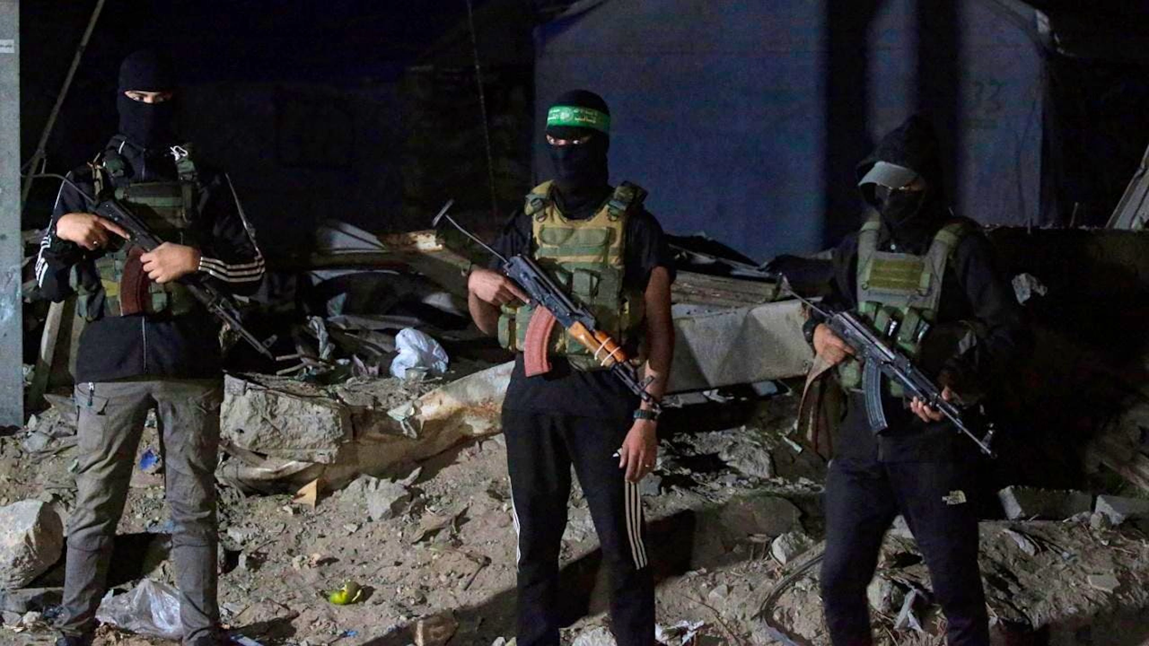 Des membres du Hamas ont été filmés en train d'exécuter des habitants de Gaza accusés d'être des collaborateurs avec Israël (archives).