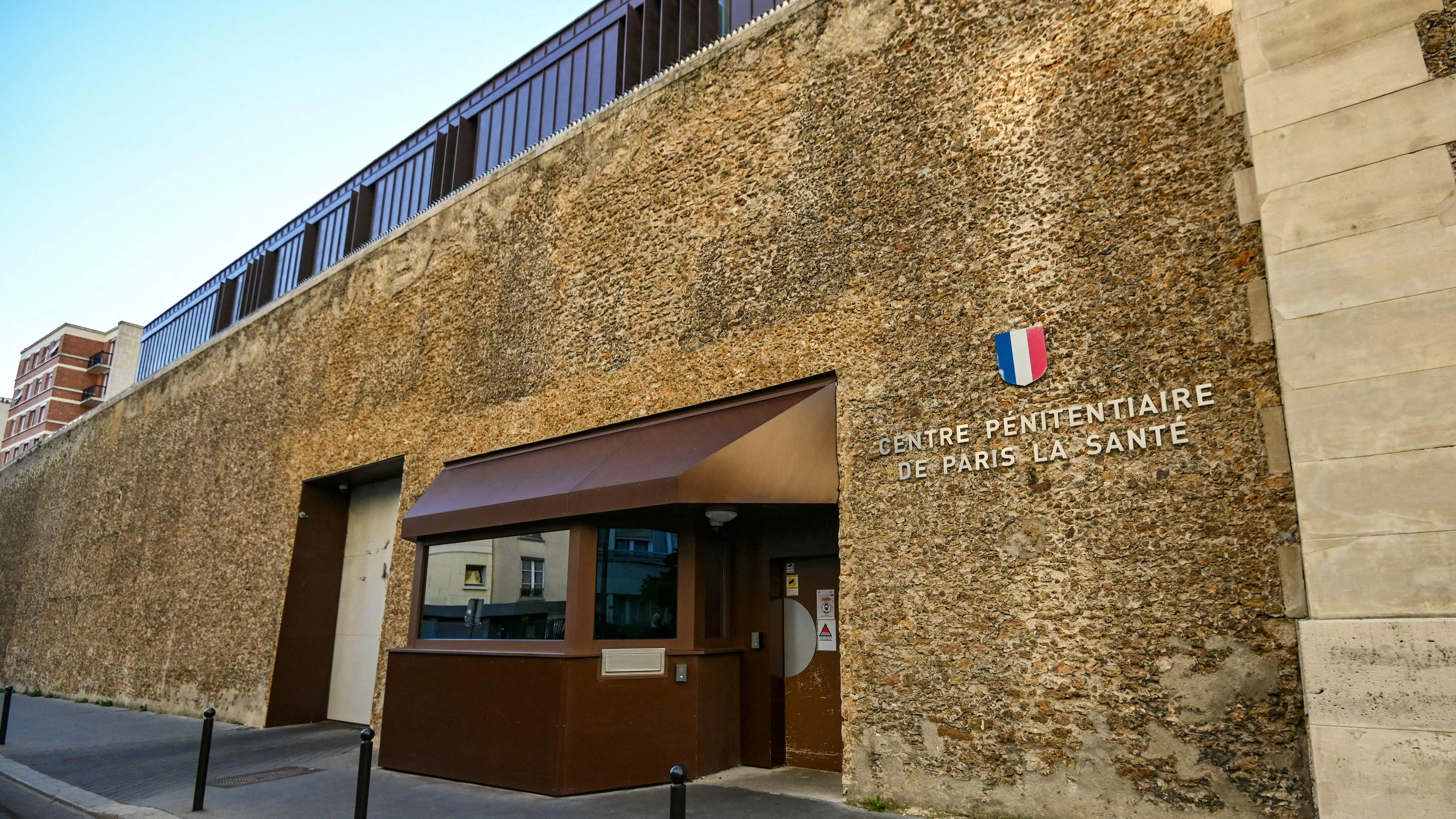 L'entrée de la prison de la Santé à Paris où Nicolas Sarkozy est incarcéré (archives).